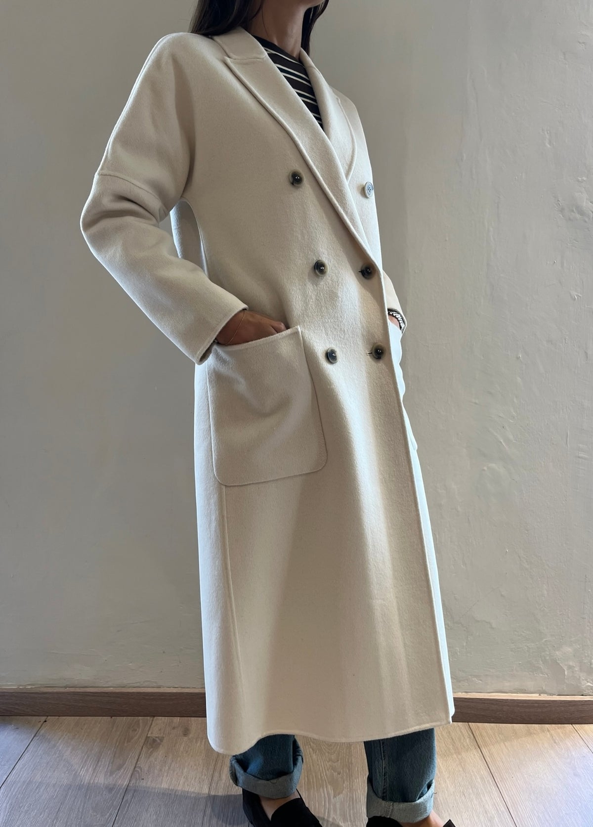 Cappotto lungo doppio petto “HAND MADE” art.TAC0001 VICOLO