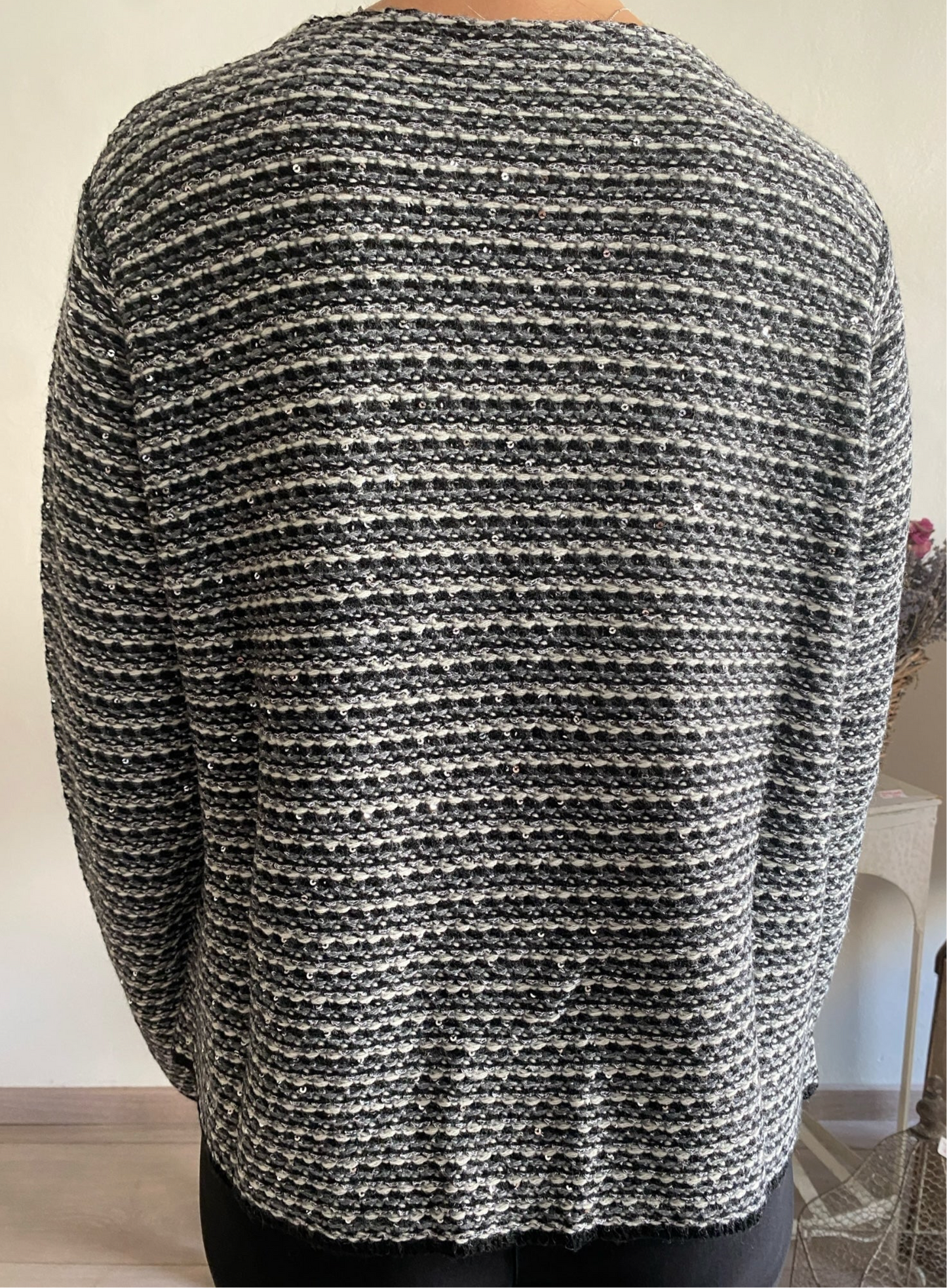 Cardigan effetto stuola art.L129YB FALEX Lola di Sandro ferrone