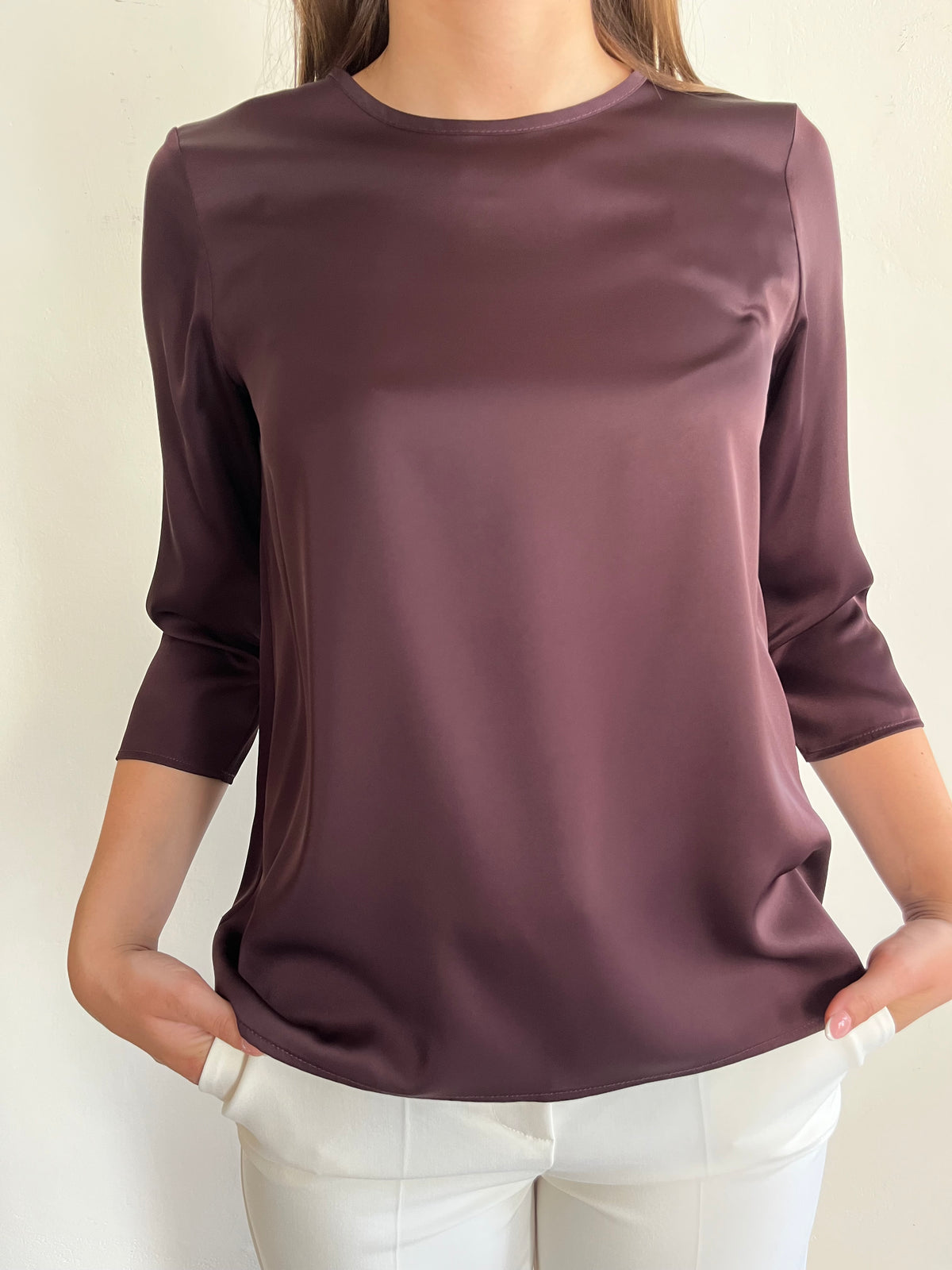 Blusa raso manica 3/4 art. CDP0LBA IMPERIAL