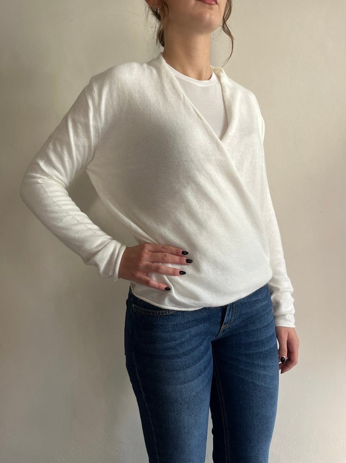 Maglia scollo a V incrociata ART. CIANA ARTLOVE