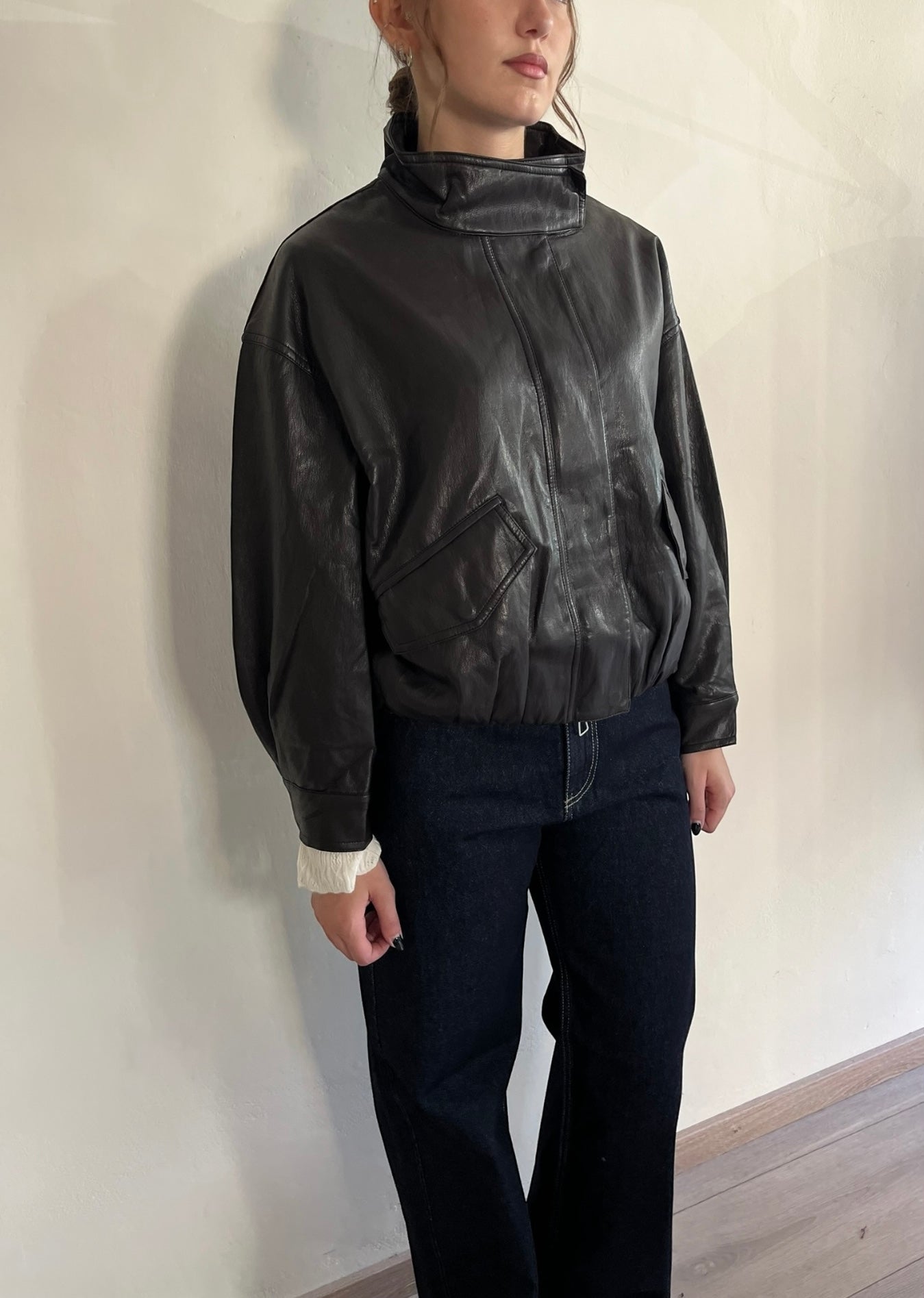 Bomber in ecopelle Art. EVELIS ARTLOVE