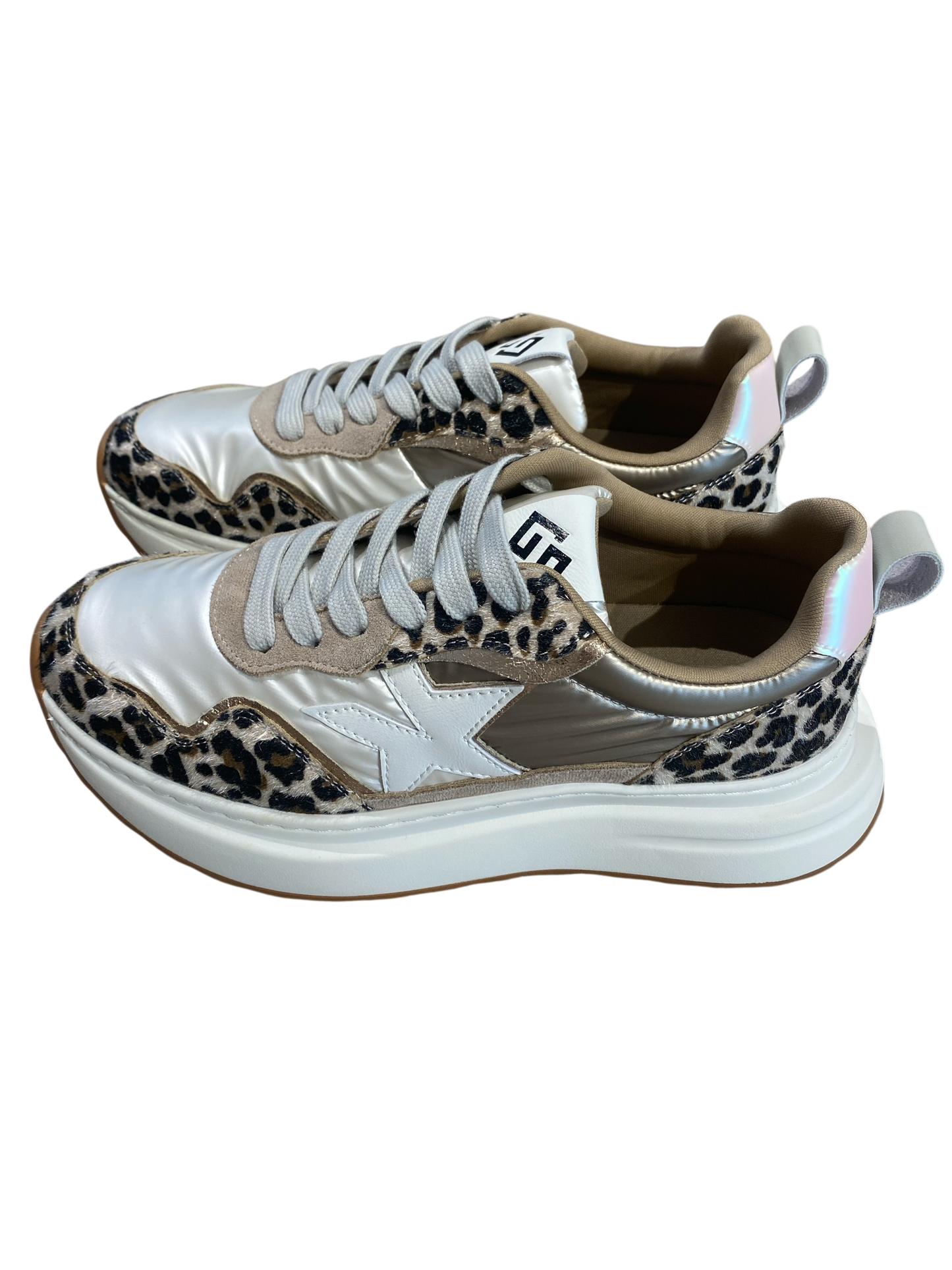 Sneaker Leopard art GB980 Gold & Gold