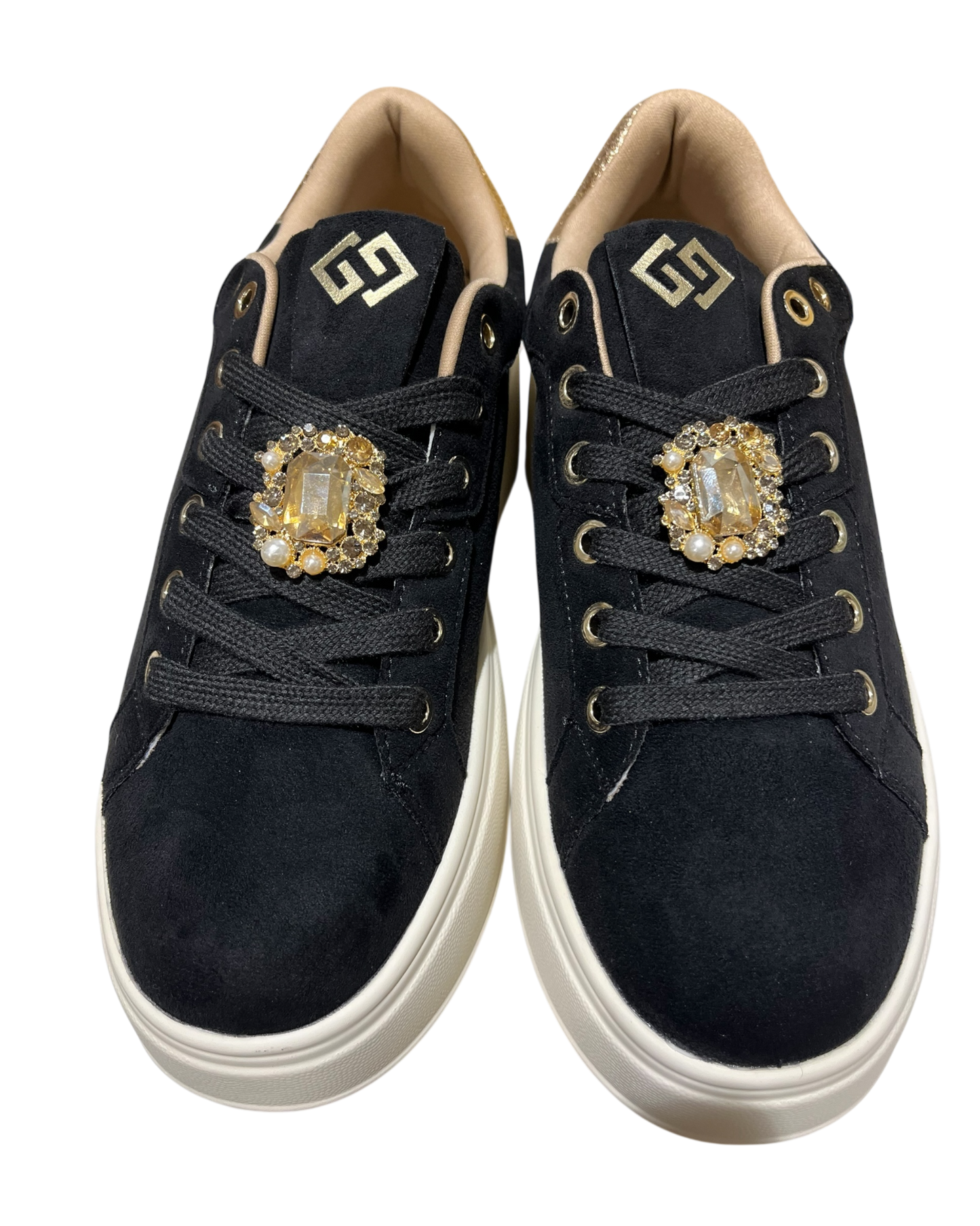 Sneaker scamosciata nera art