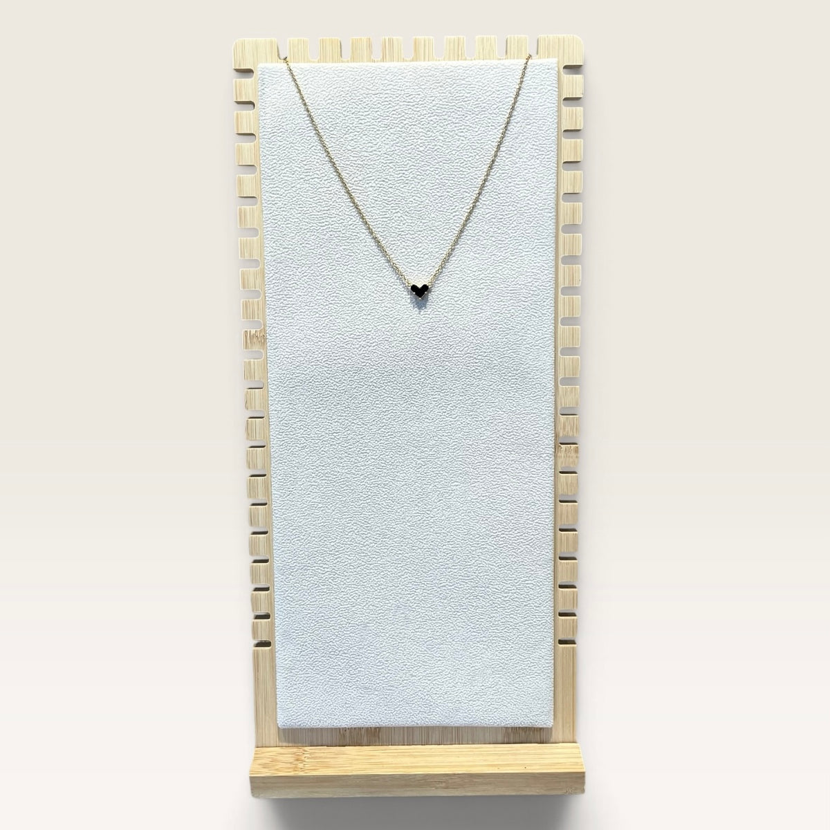 Collana con cuore nero “Lego” Cloel