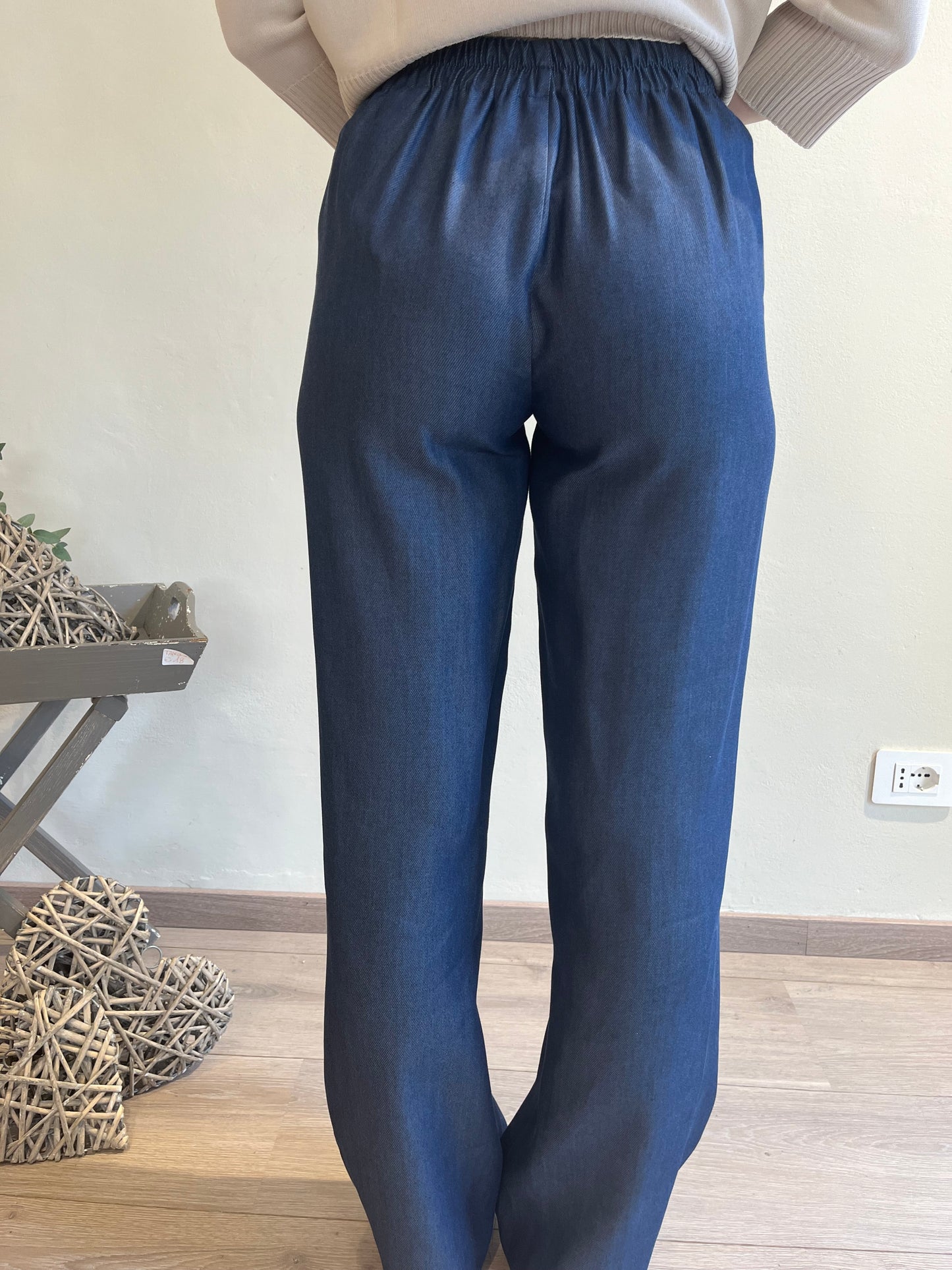 Pantalone in lyocell art. S39XBF PALAZZOJEANS Sandro FERRONE