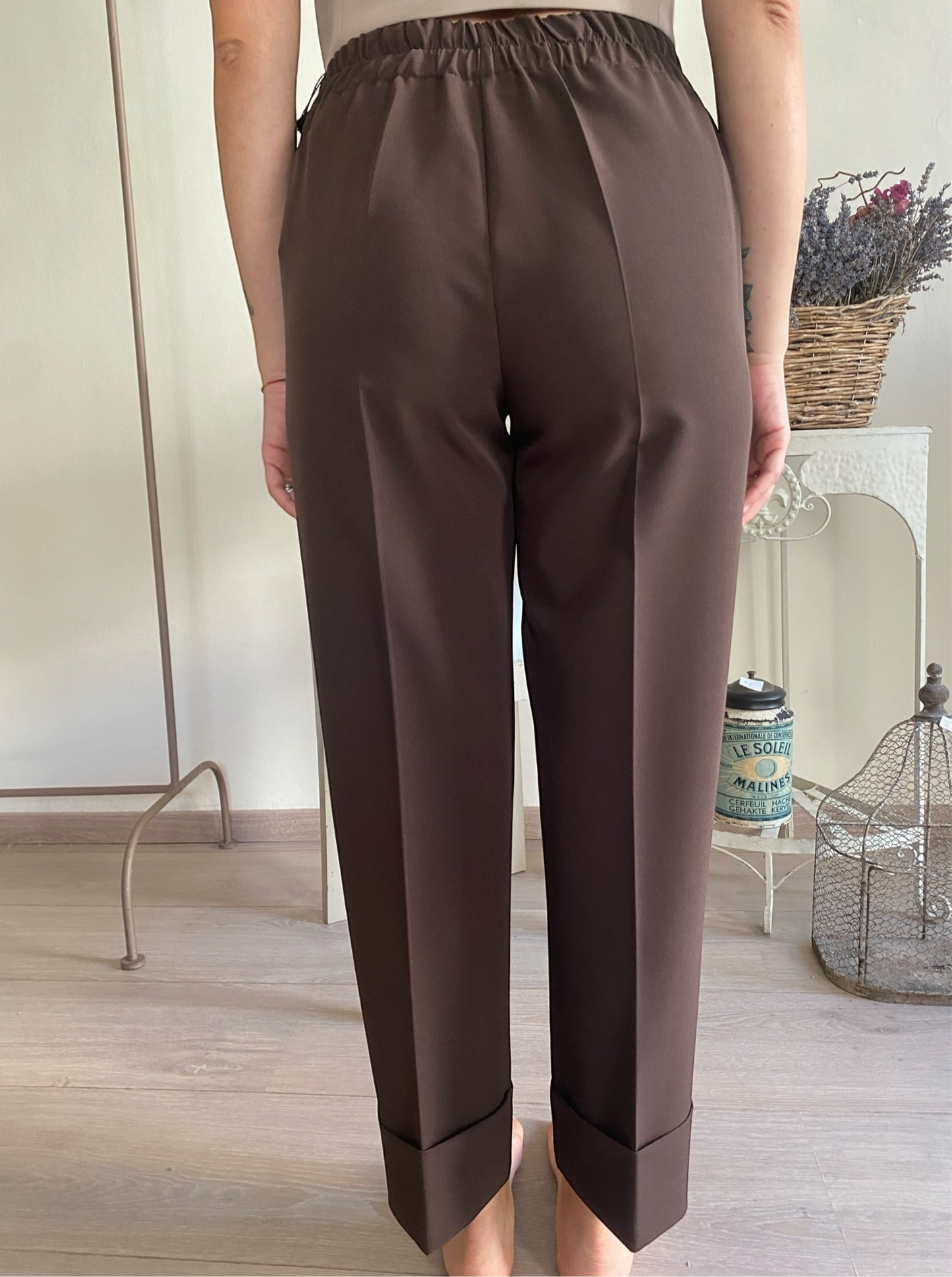 Pantalone basic in tessuto tecnico art. S39YBF FURFANTELLOTEC SANDRO FERRONE
