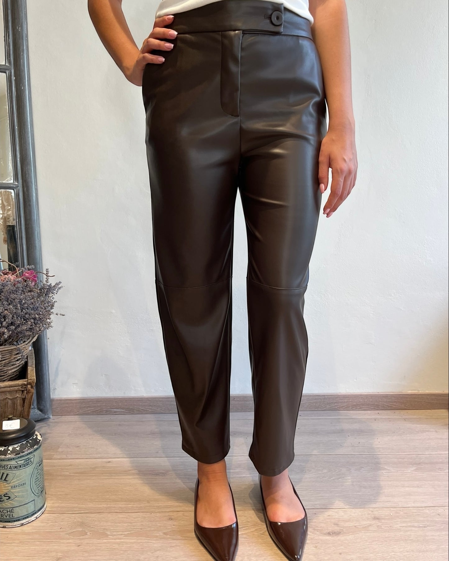 Pantalone in ecopelle art. P6D5KGJ IMPERIAL