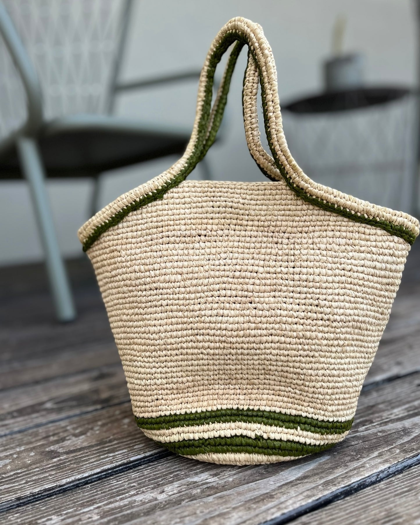 Borsa a mano in rafia HASINA-M LIMAIA