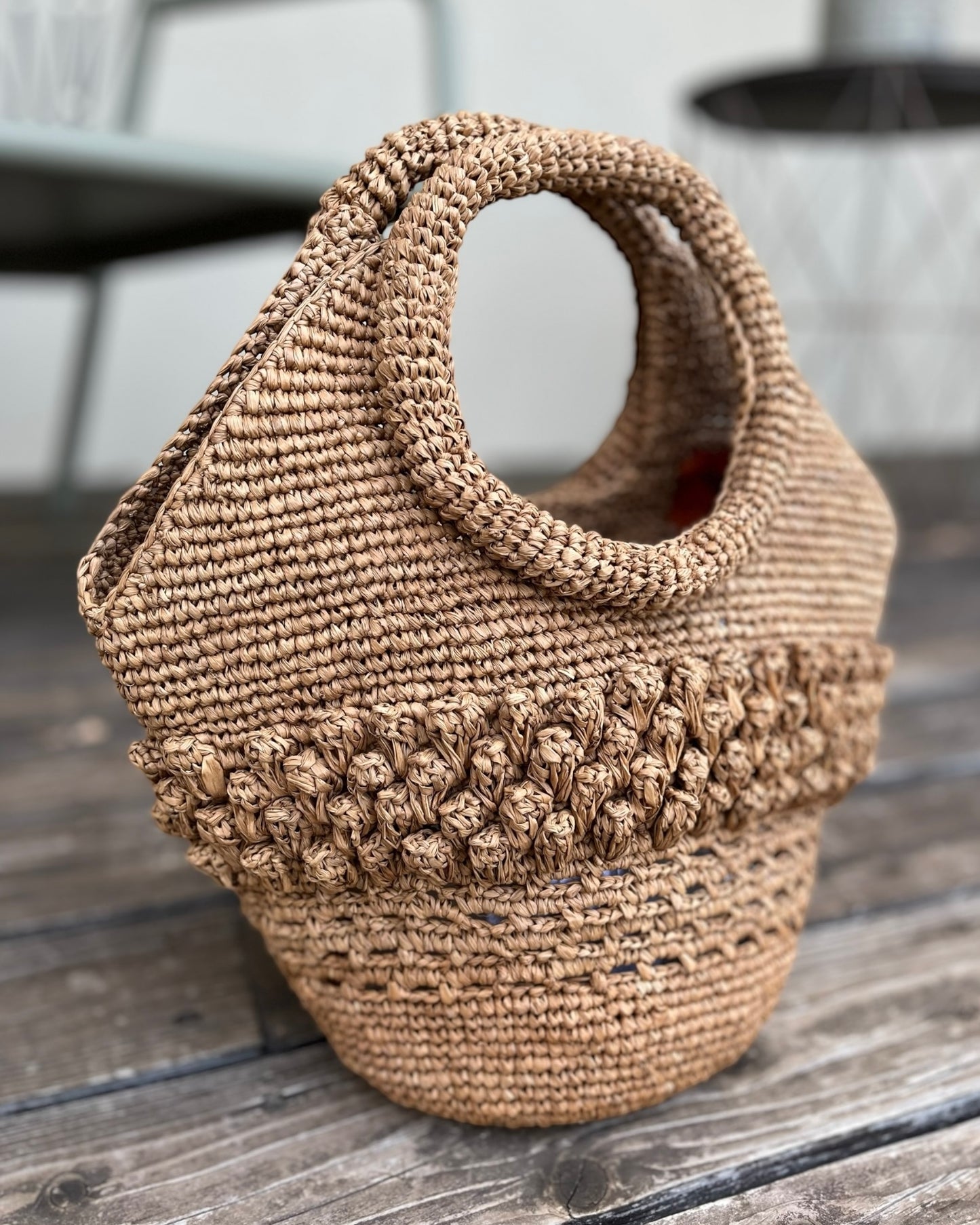 Borsa in rafia CARINE LIMAIA