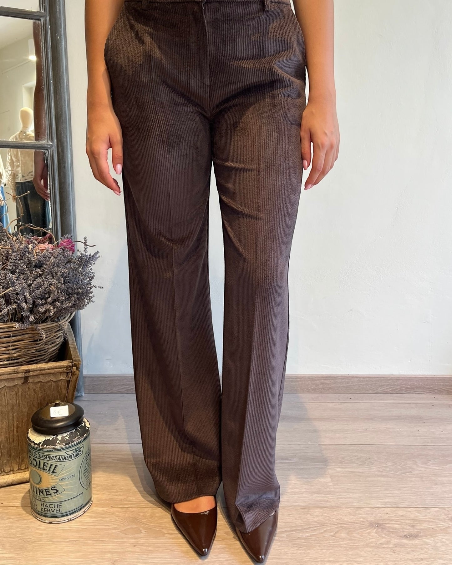 Pantalone palazzo velluto art. AN6102-V MOTEL