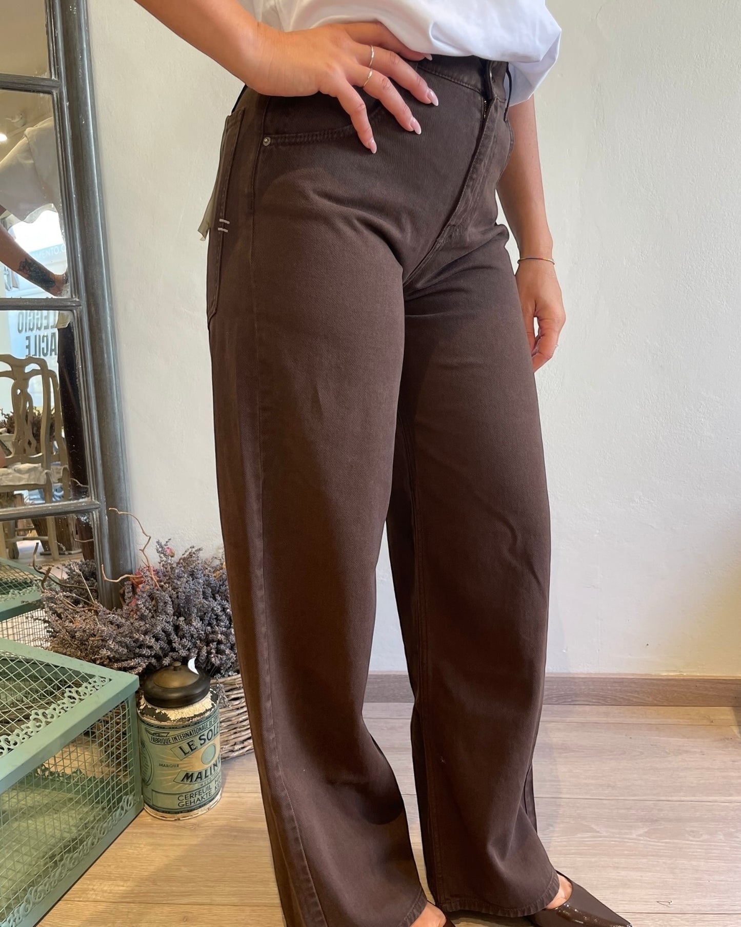 Pantalone jeans baggy art. MIA VICOLO