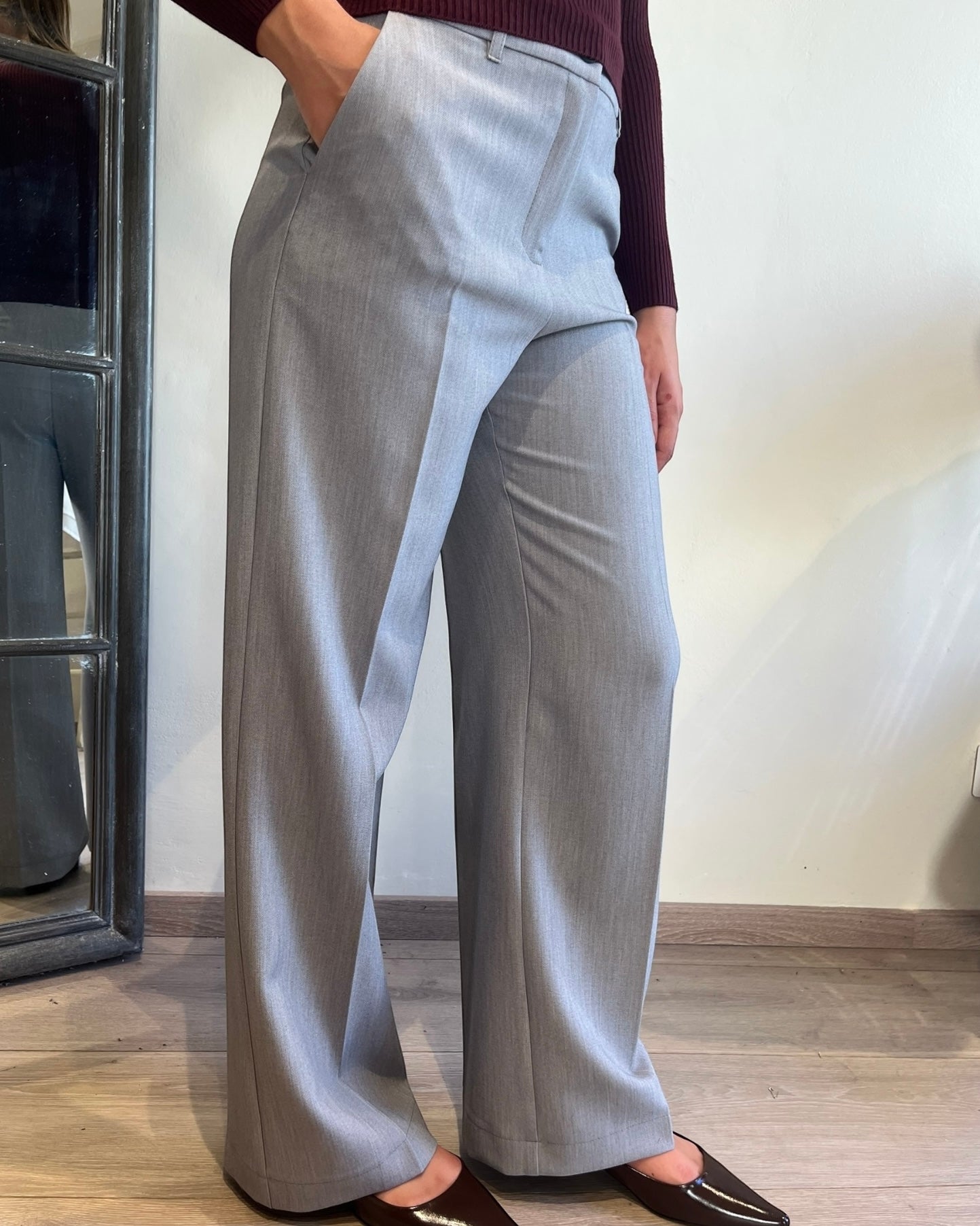 Pantalone palazzo sartoriale art. P3IADMU000 PLEASE