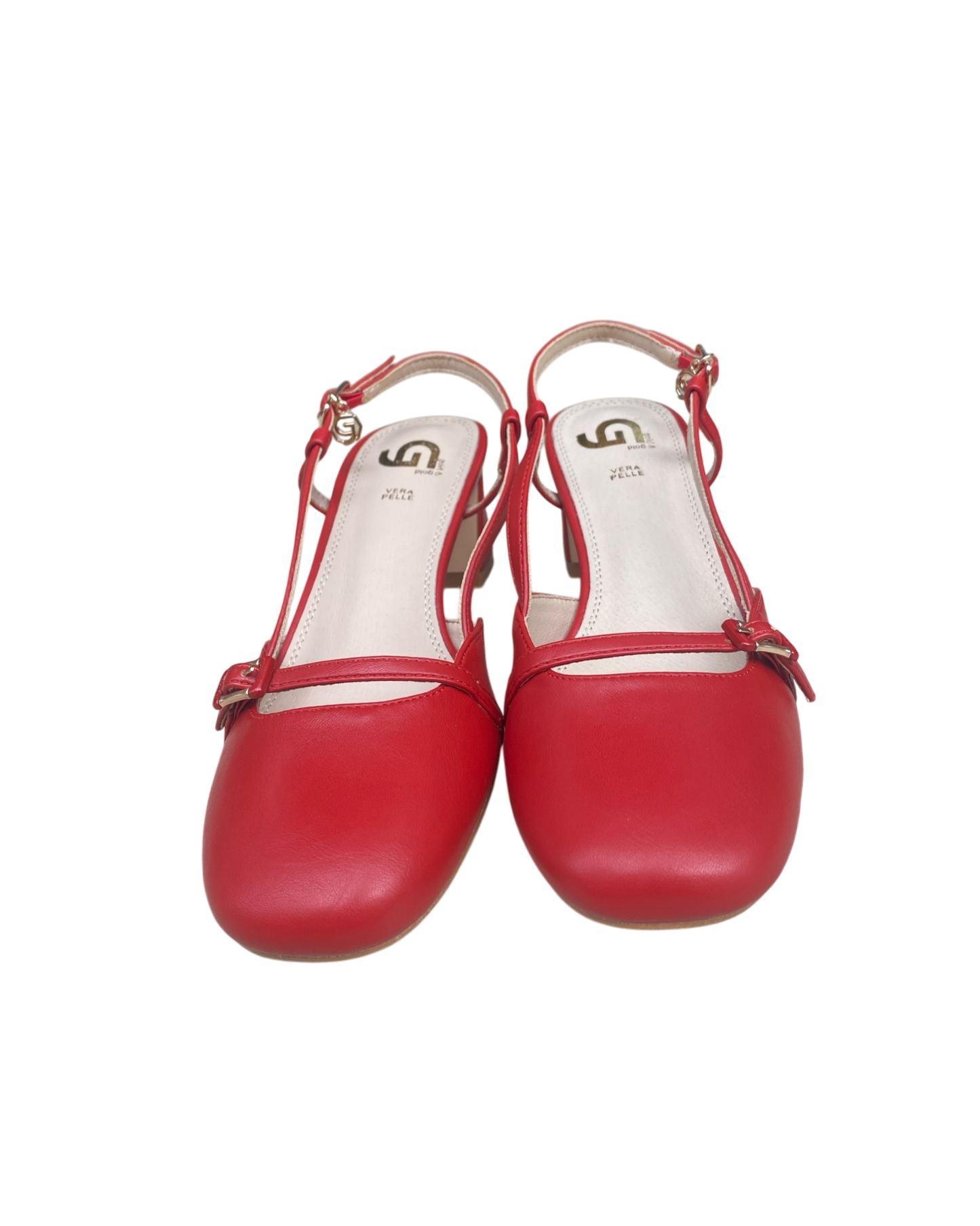 Decolletè slingback rossa art. GD221 GOLD&GOLD