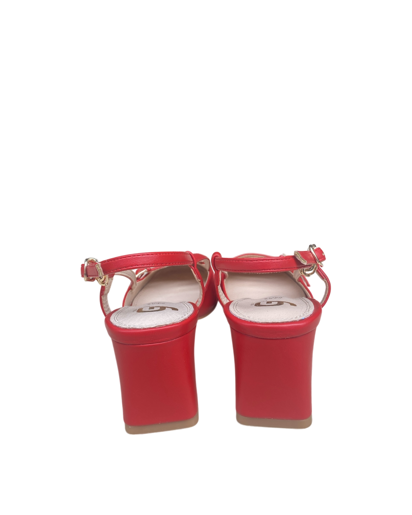 Decolletè slingback rossa art. GD221 GOLD&GOLD