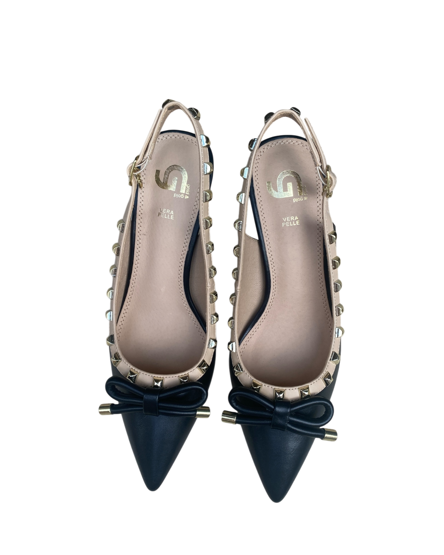 Decolletè slingback fiocco art. GD238 GOLD&GOLD