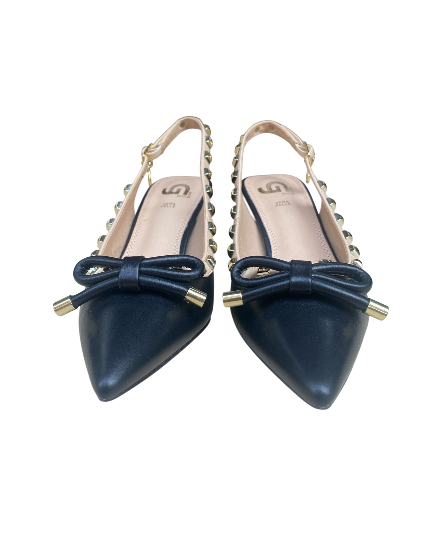 Decolletè slingback fiocco art. GD238 GOLD&GOLD