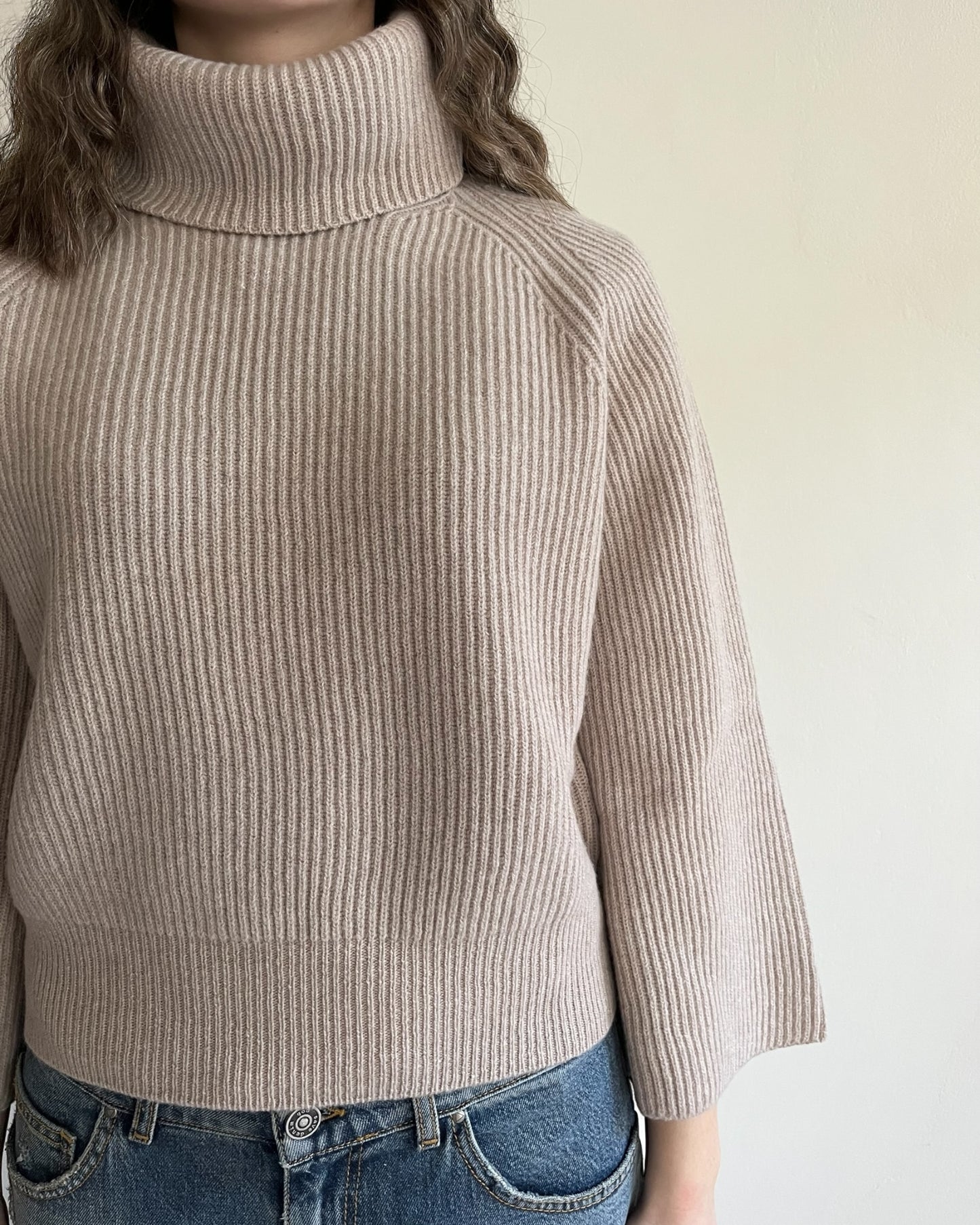 Maglia a cannette manica larga art 38579AI25