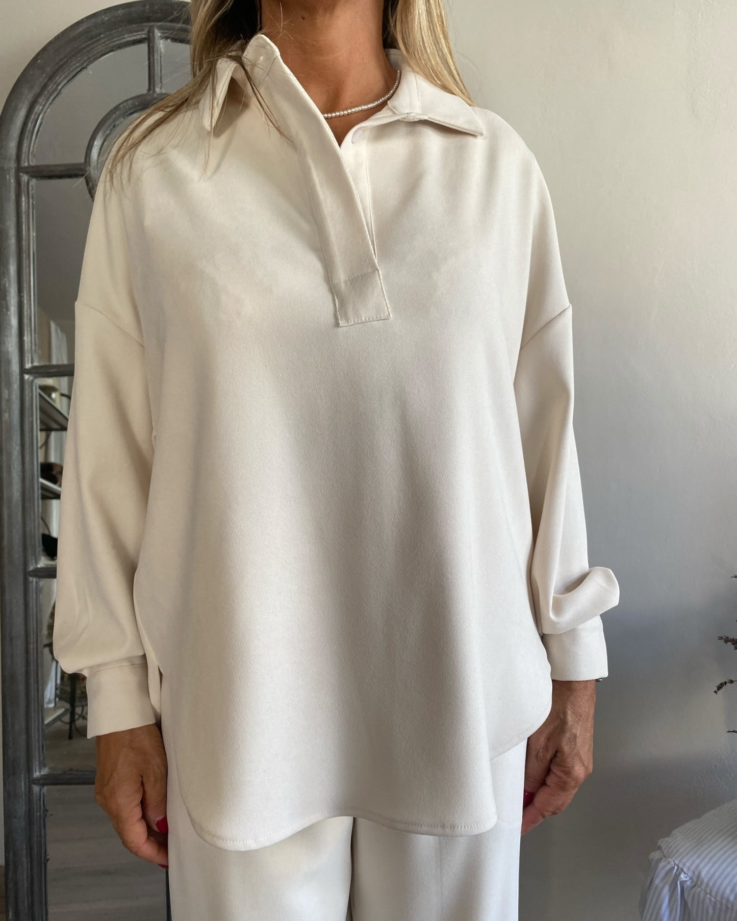Camicia in velluto diagonale art. L58YBF FAME LOLA by Sandro FERRONE