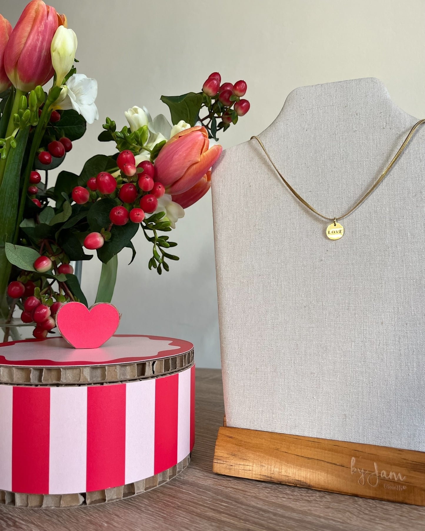 Collana snake con targhetta LOVE CLOEL