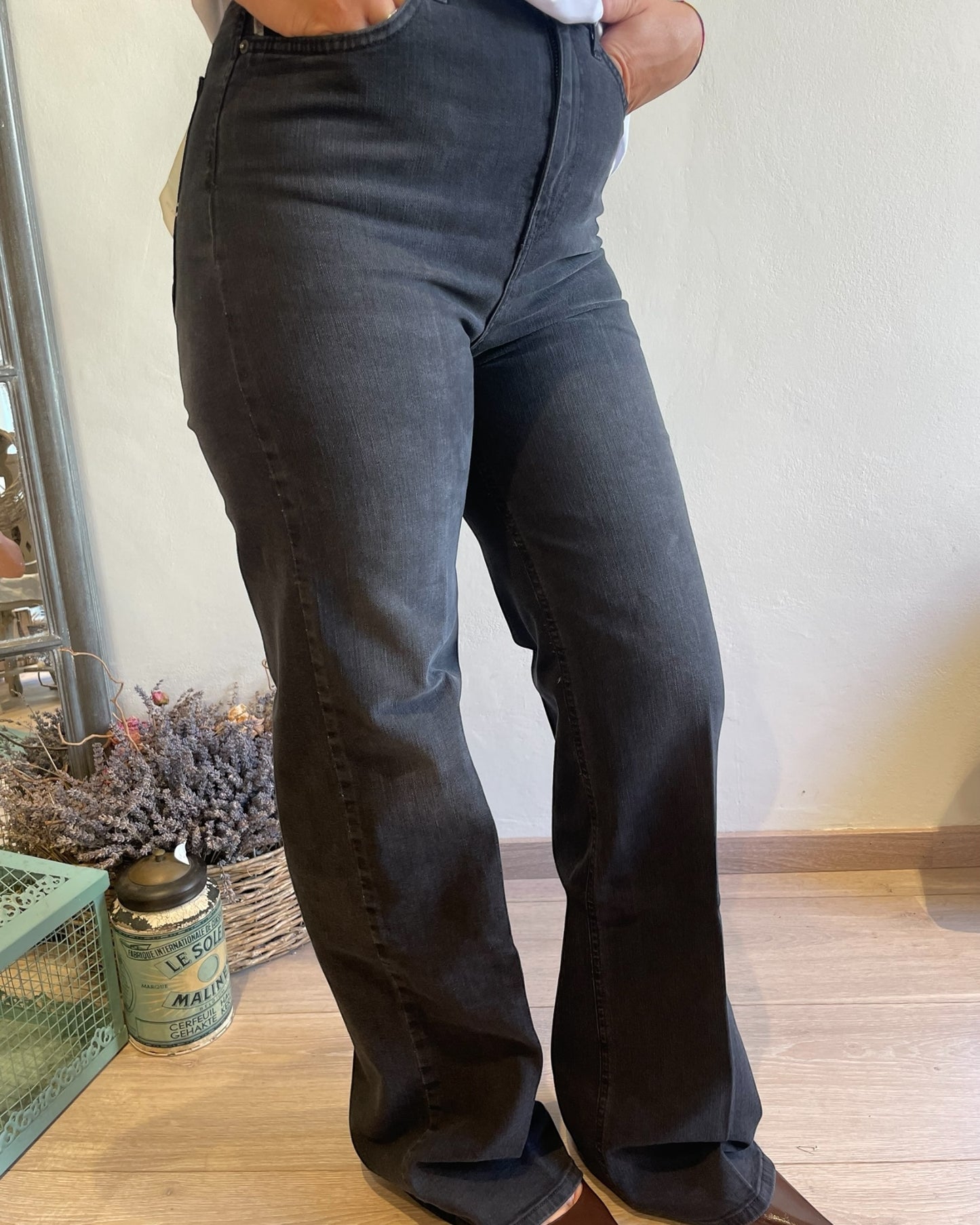 Pantalone jeans palazzo art. LEXIE VICOLO