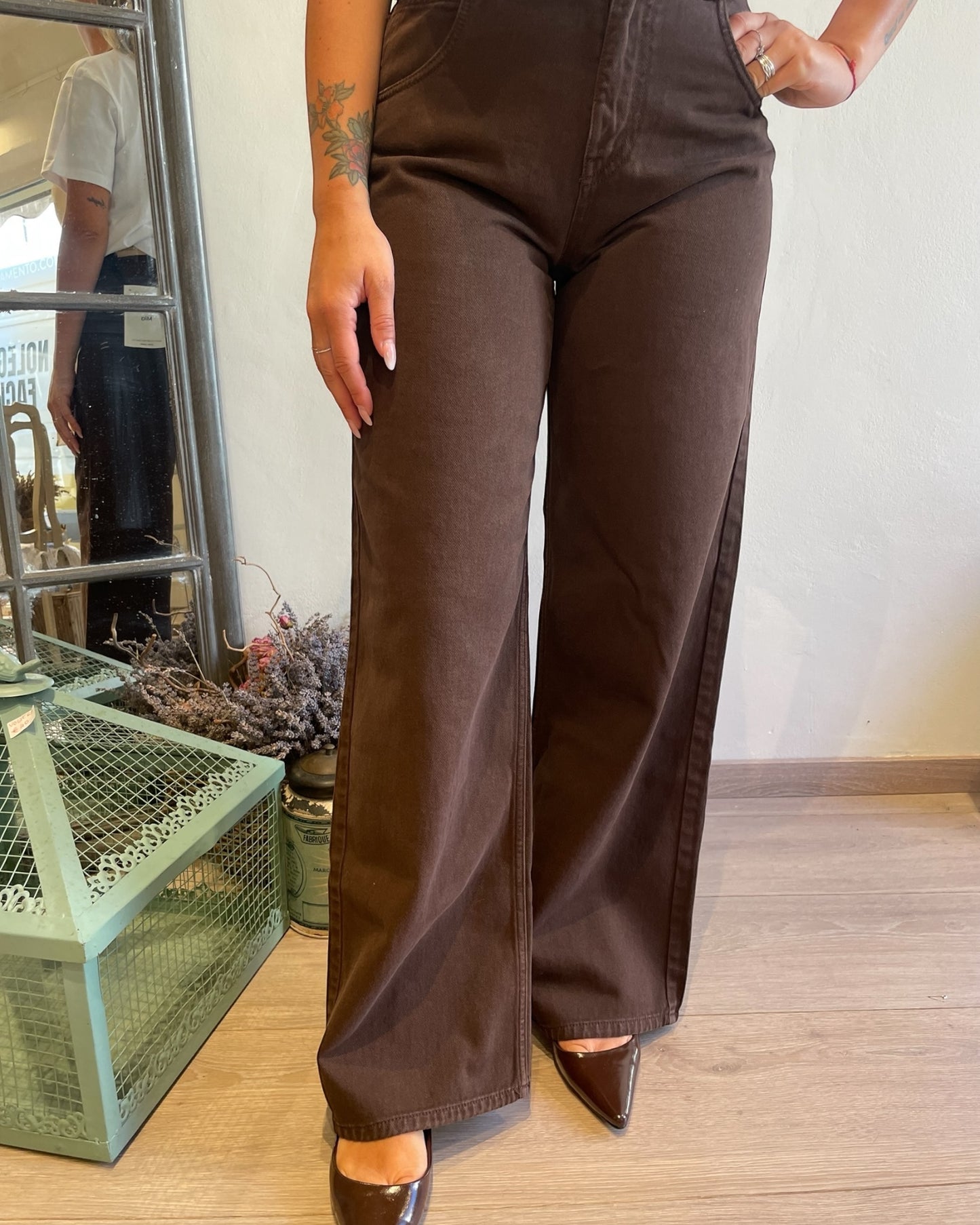 Pantalone jeans baggy art. MIA VICOLO