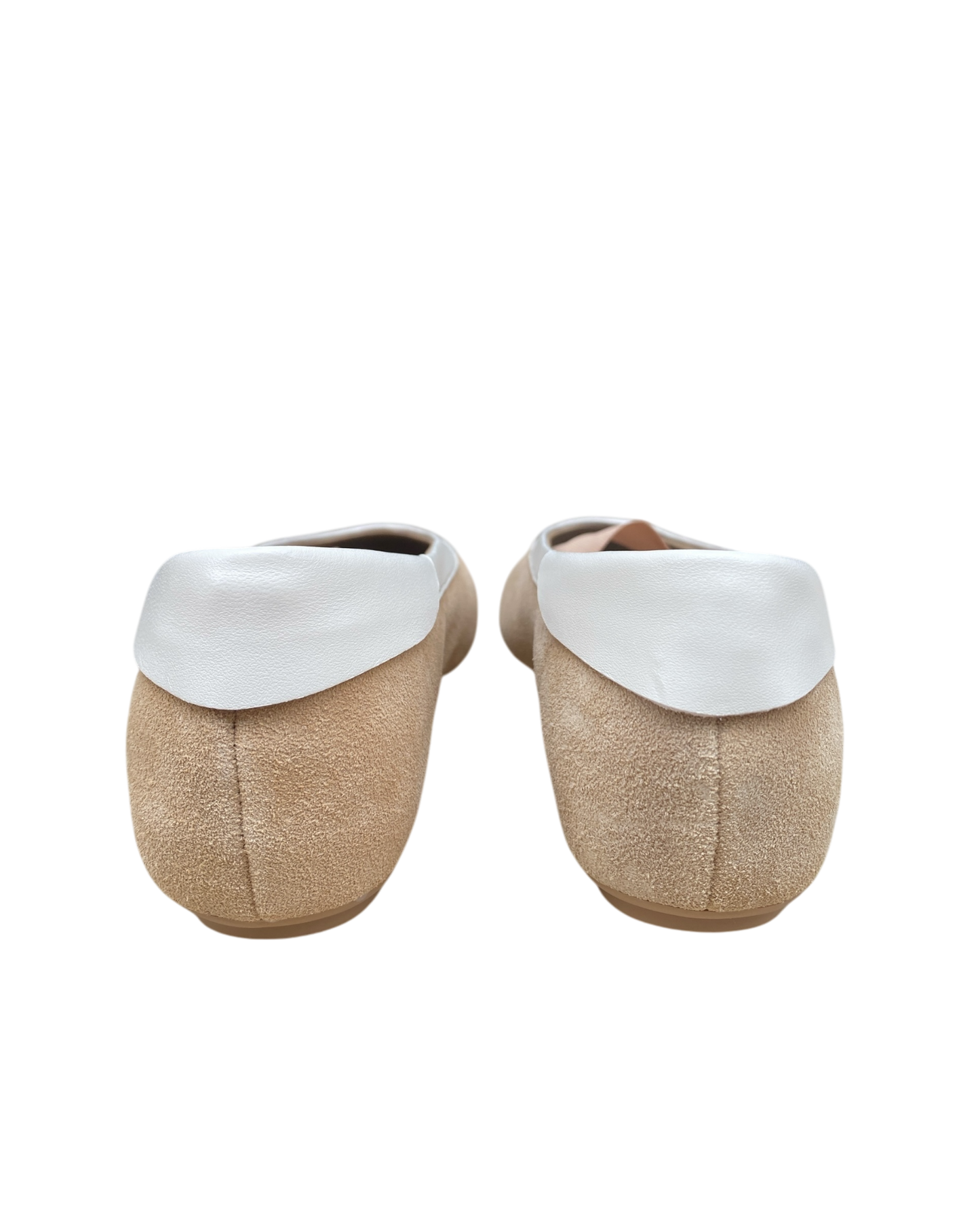 Ballerina scamosciata con nastro caviglia art. AM3924CAM OVYE'