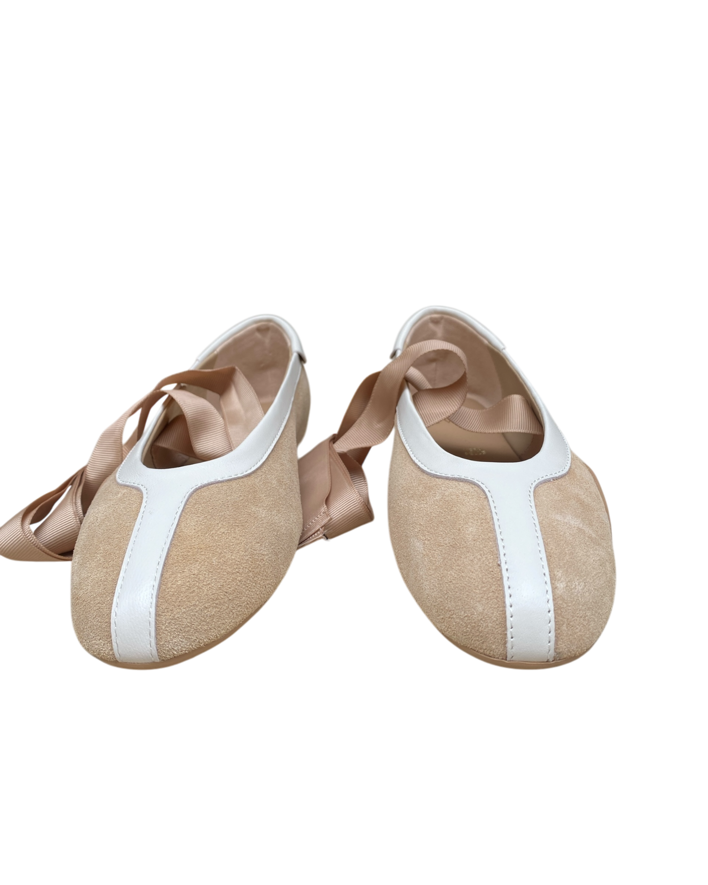 Ballerina scamosciata con nastro caviglia art. AM3924CAM OVYE'