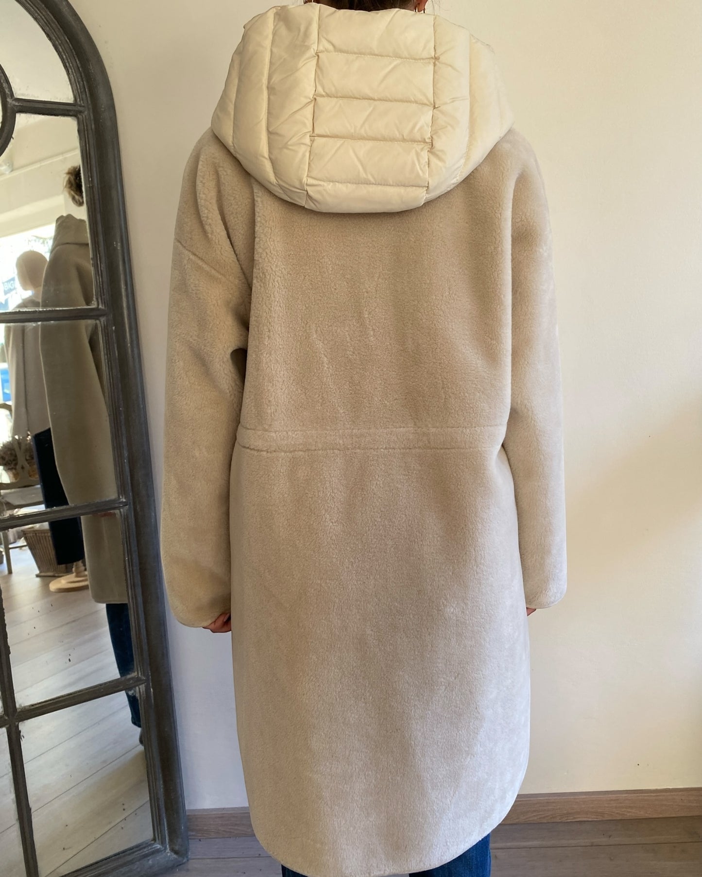 Giacca lunga montone Teddy art. TF0018 VICOLO