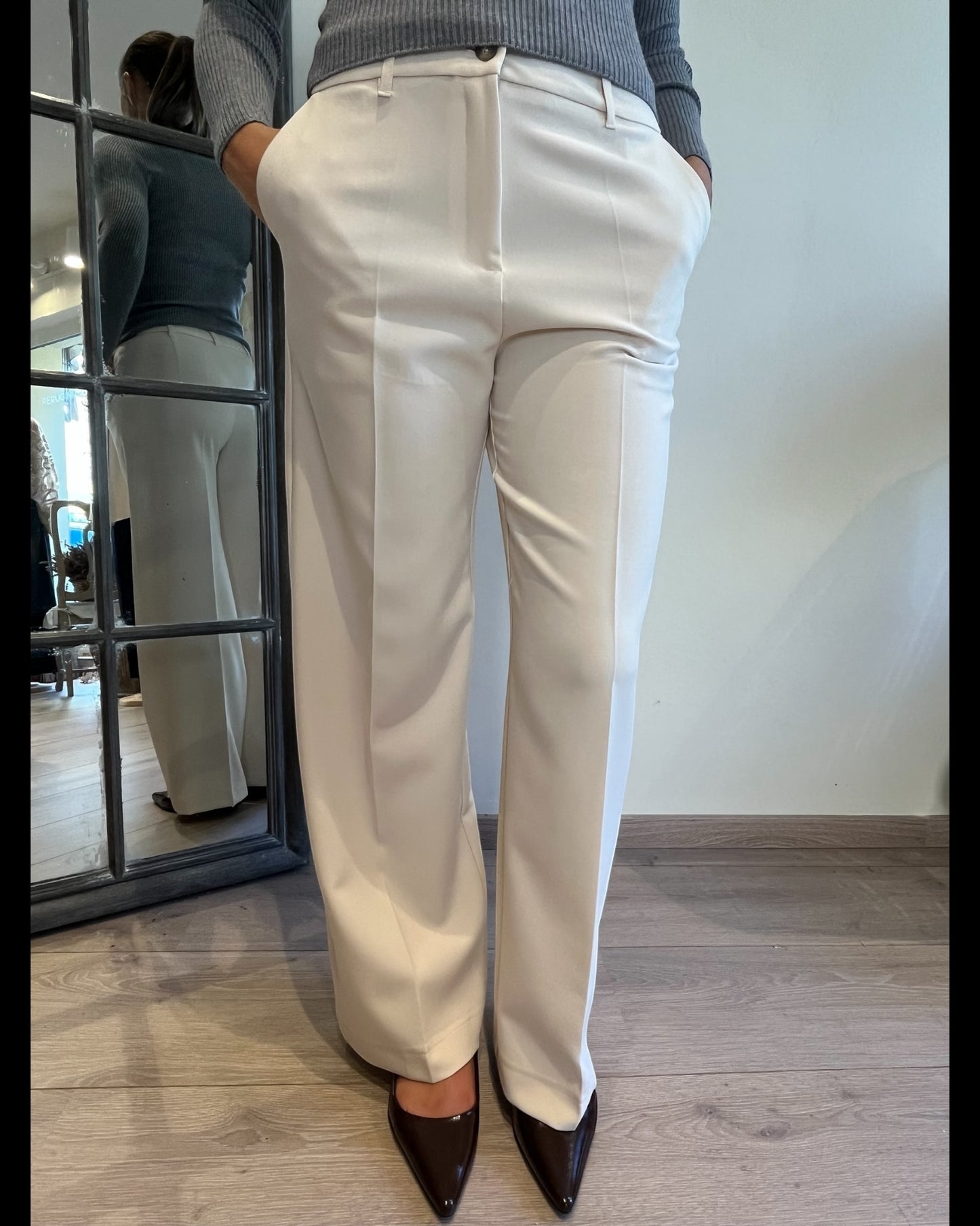 Pantalone palazzo sartoriale art. P3IADMU000 PLEASE