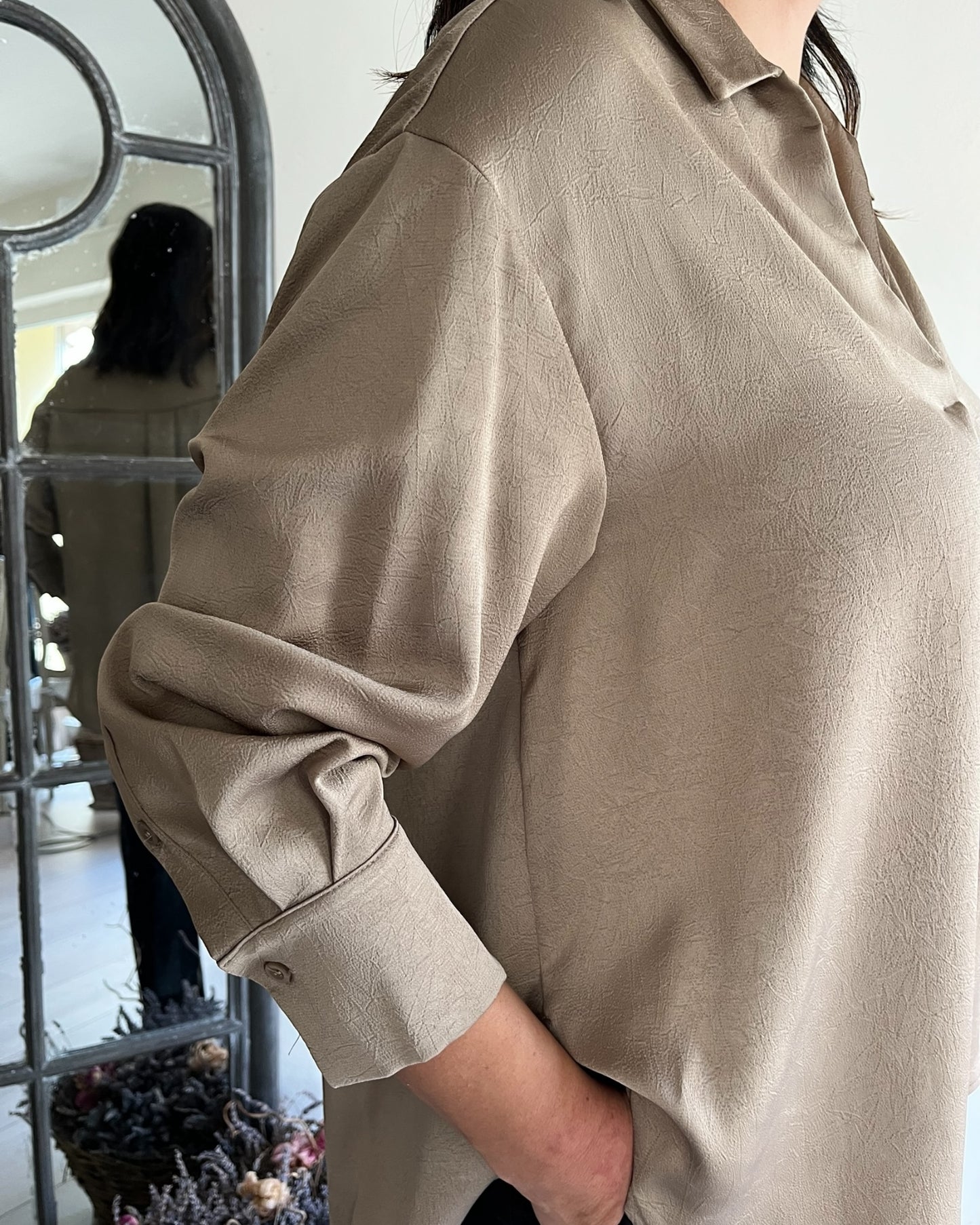 Blusa con scollo a polo art. L7BF MELZO LOLA by Sandro FERRONE