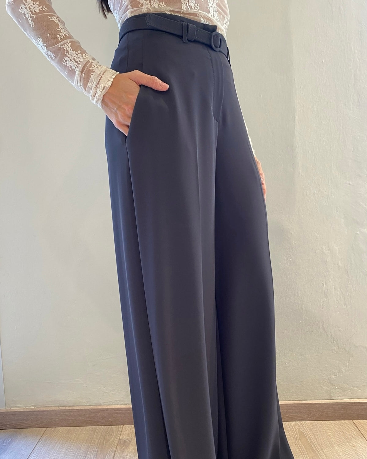 Pantalone fluido con cinta art. P7J7MHXC IMPERIAL
