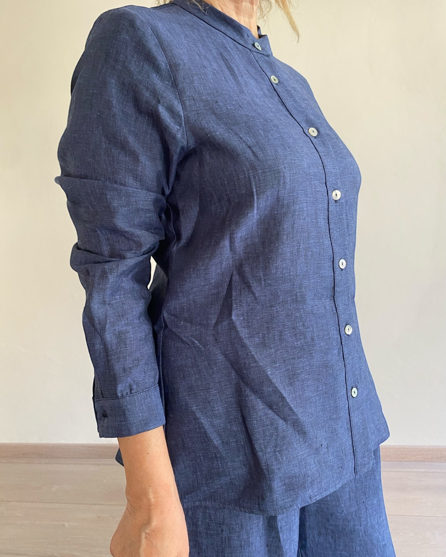 Camicia Daiana collo coreana CANIA CENTOLINO