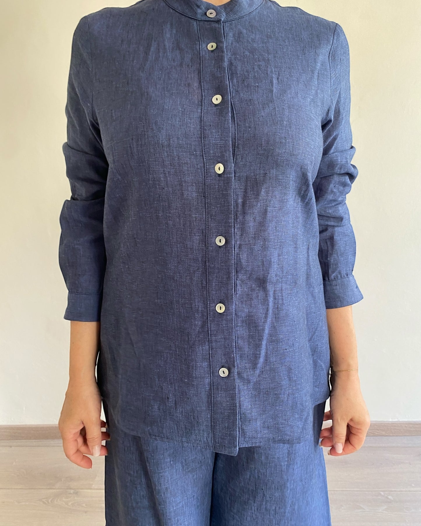 Camicia Daiana collo coreana CANIA CENTOLINO
