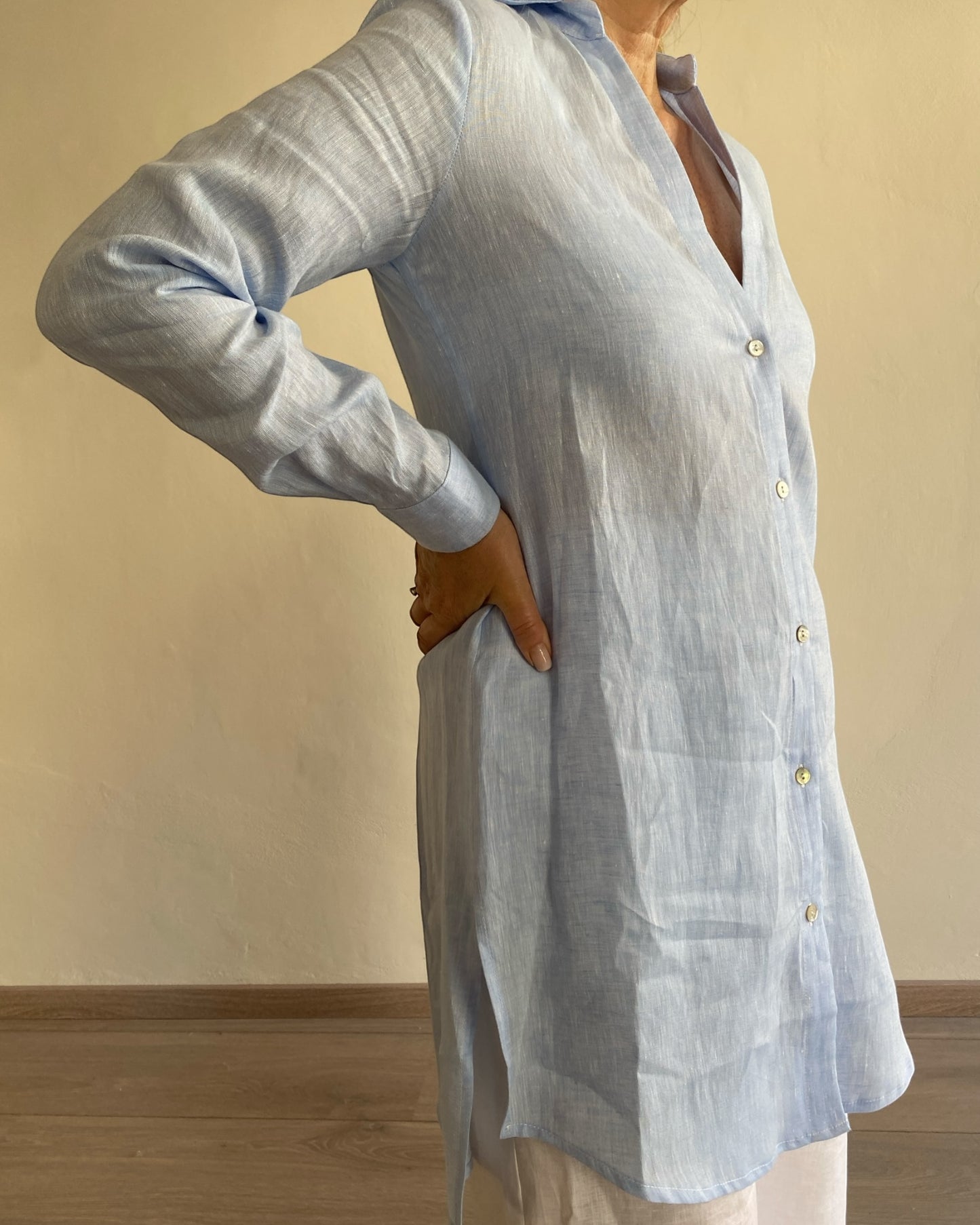 Camicia lunga GINGER CENTOLINO