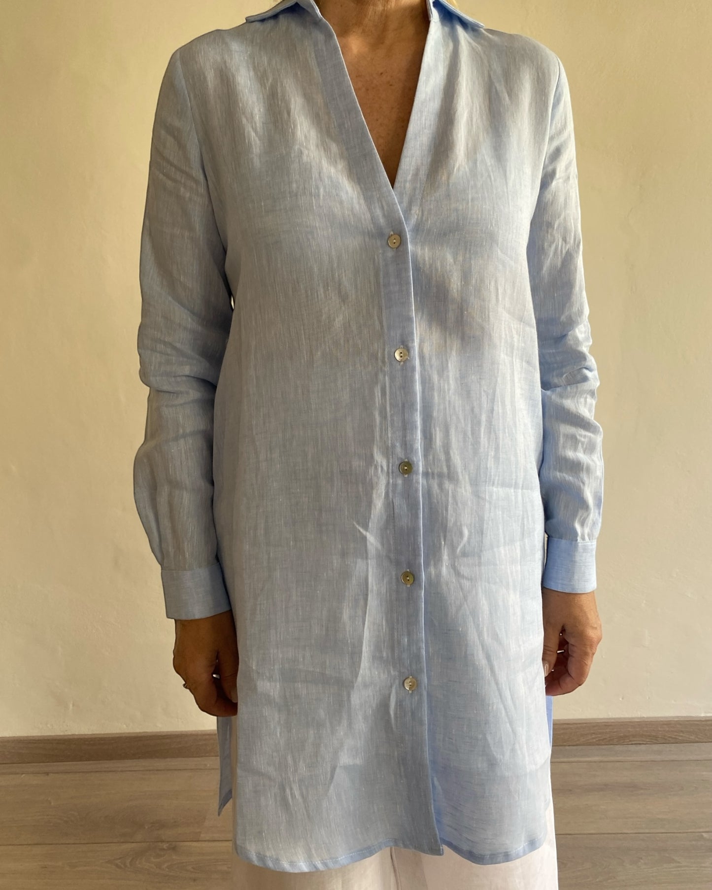 Camicia lunga GINGER CENTOLINO