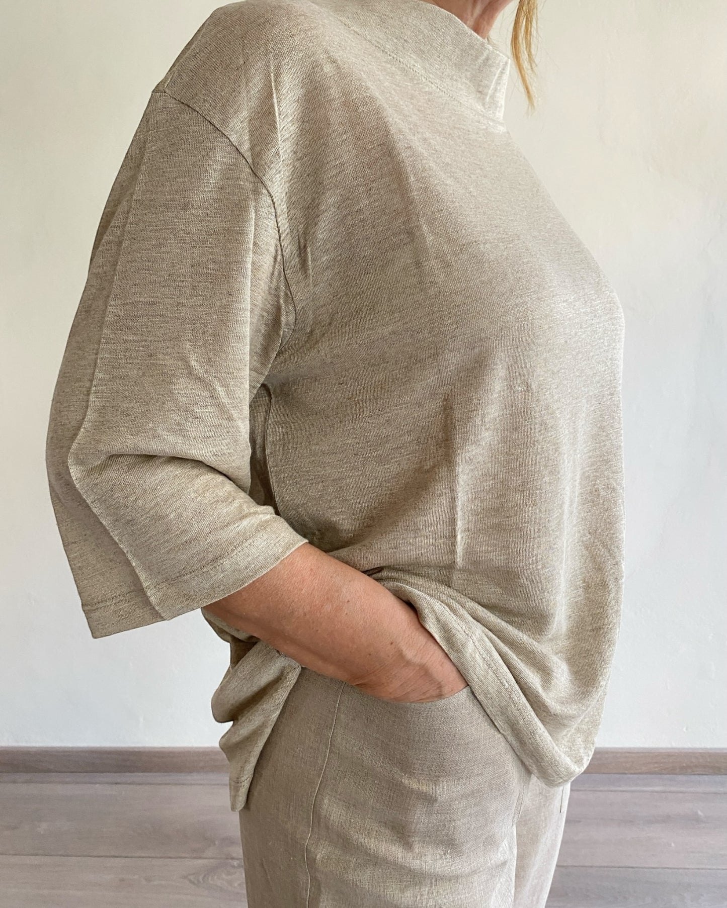 Maglia collo imbuto MARNA CENTOLINO