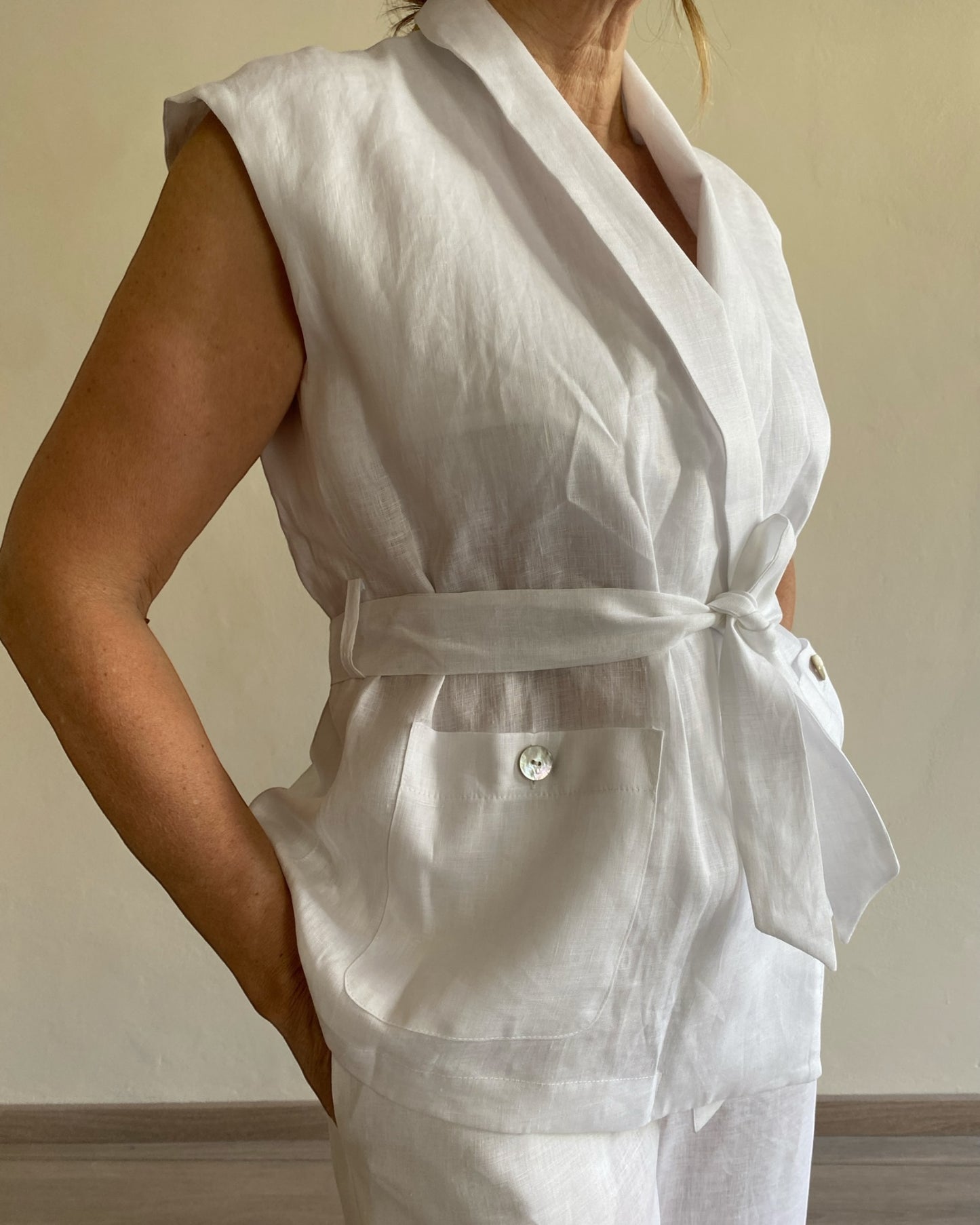 Gilet ampio con fusciacca SATURNIA CENTOLINO