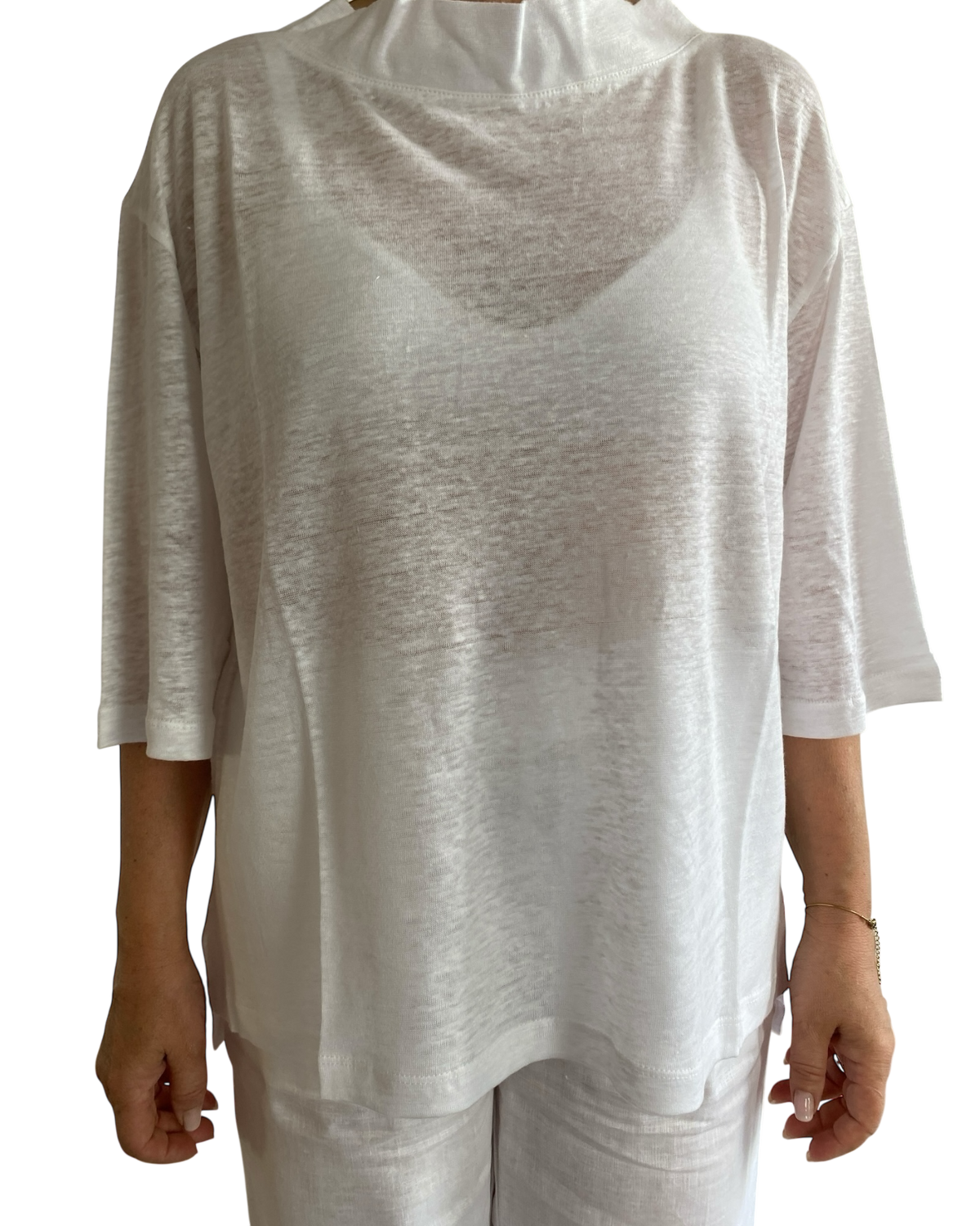 Maglia collo imbuto art. MARNA CENTOLINO