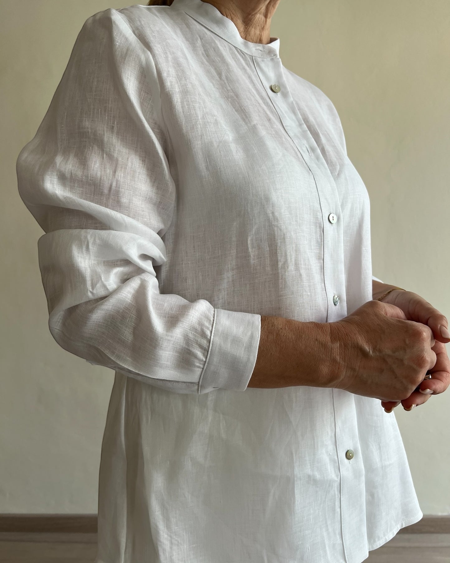 Camicia Daiana collo coreana CANIA CENTOLINO