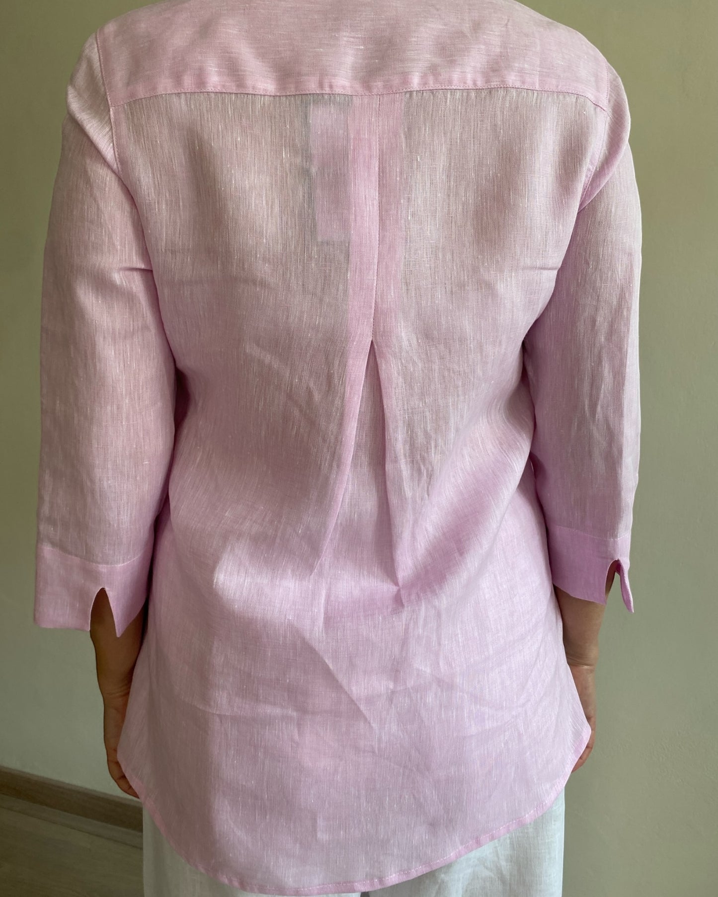 Camicia in lino manica 3/4 art. Giulia CENTO LINO