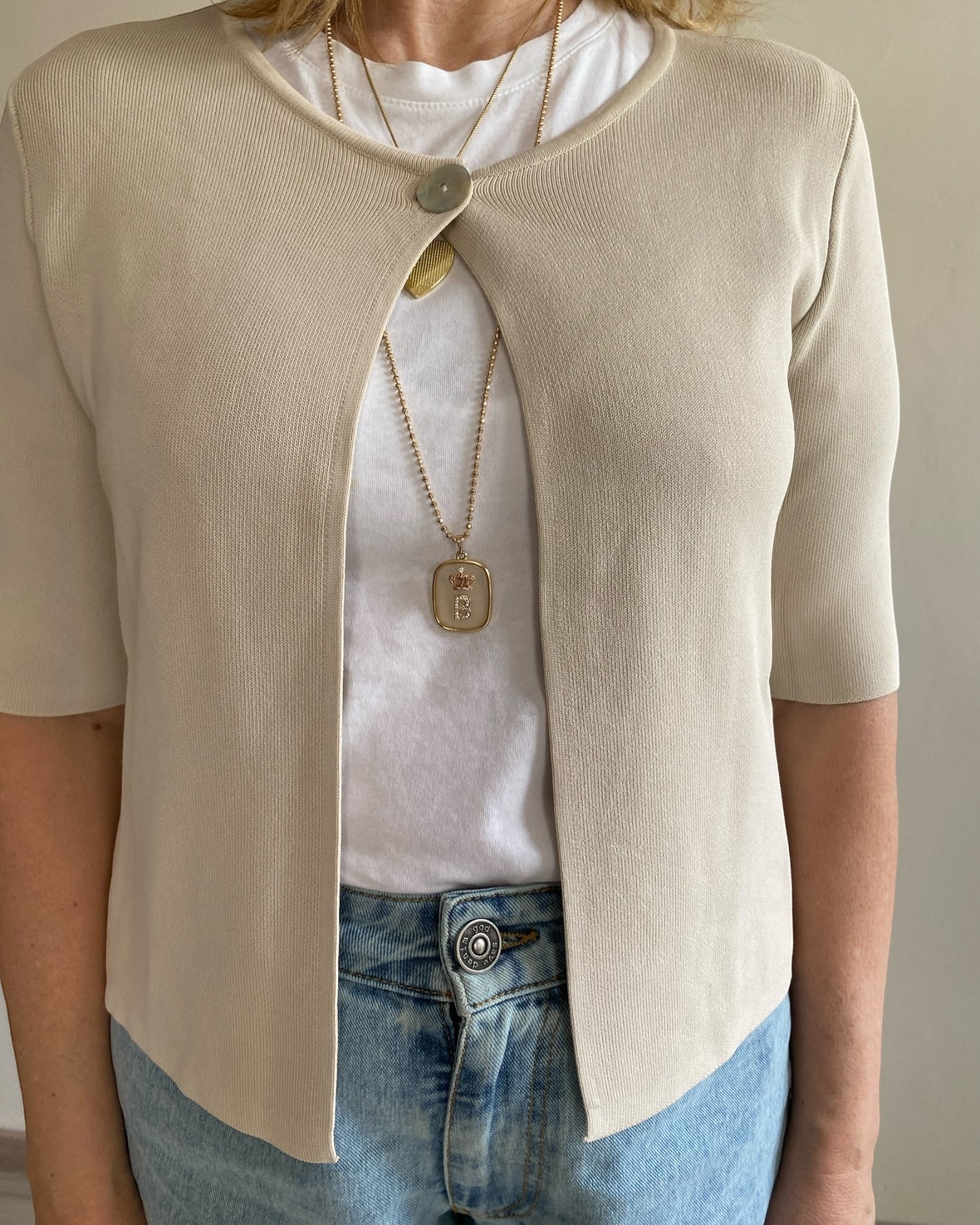 Cardigan a un bottone art. JN0990 CHEAP&CHIP