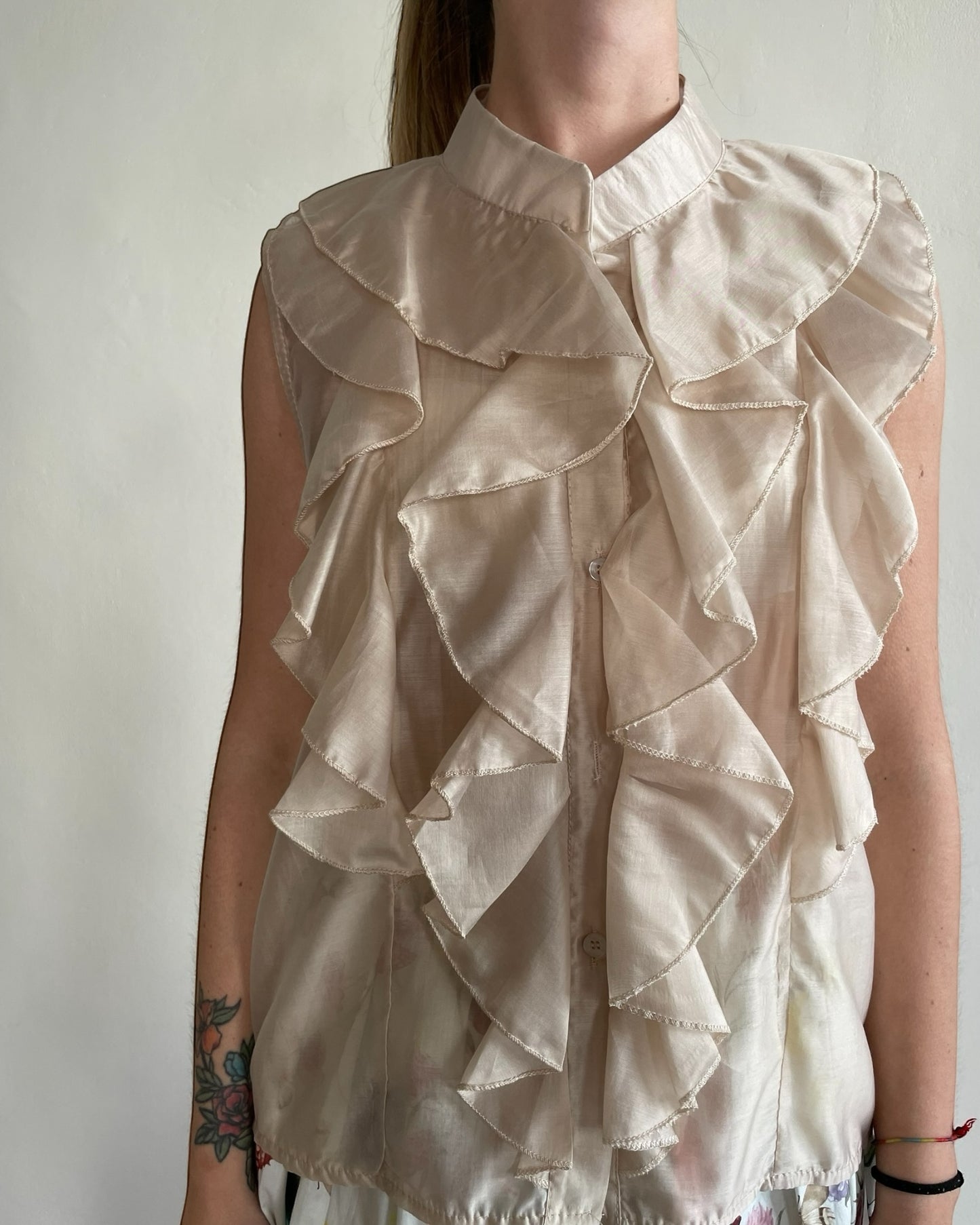 Camicia coreana con volant CHEAP&CHIP
