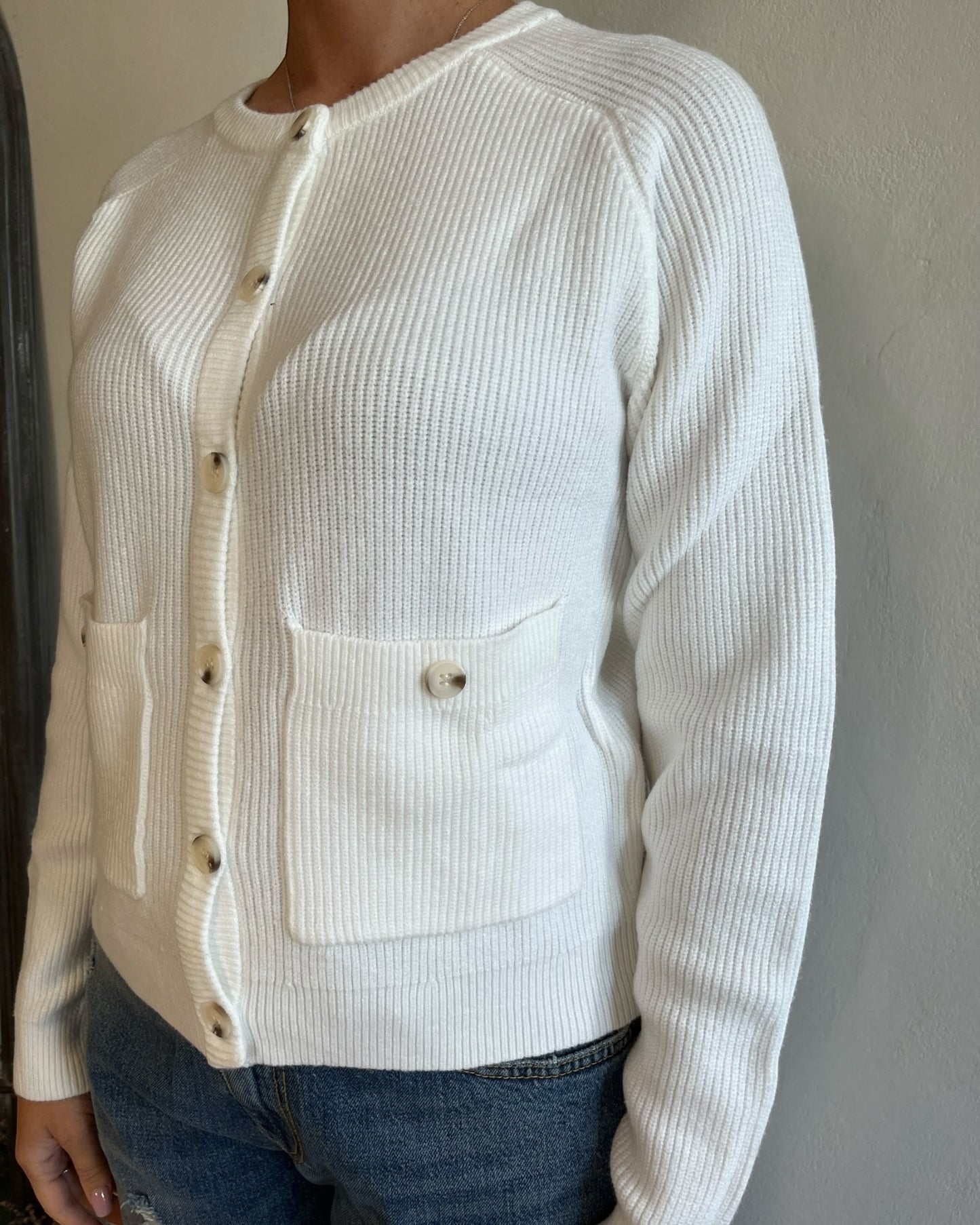 Cardigan girocollo misto viscosa art.S138YB PRUGNA Sandro ferrone