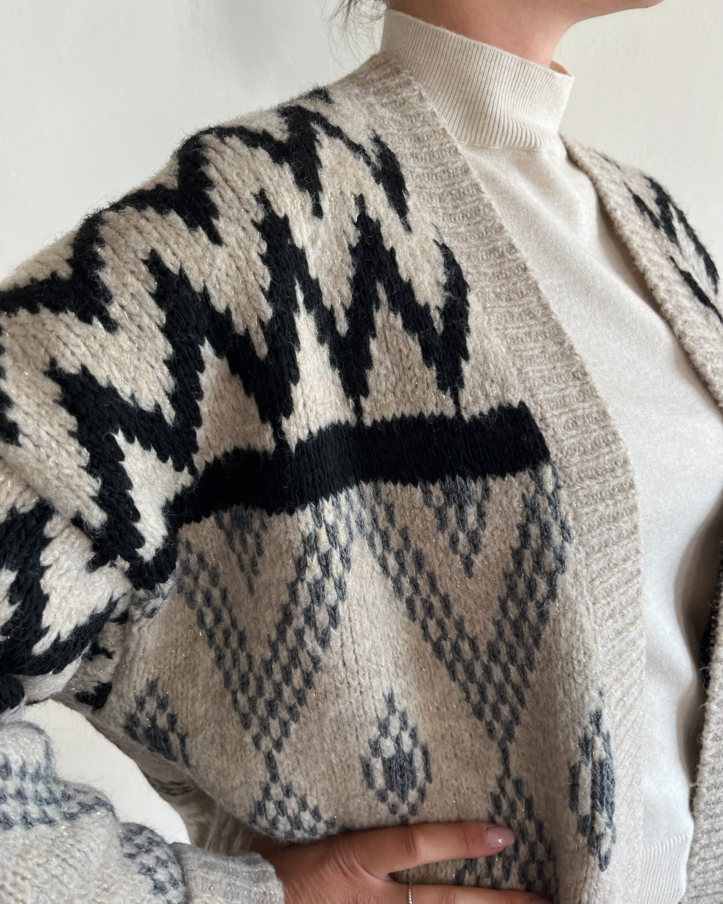 Cardigan multicolor art. 26316 TENSIONE IN