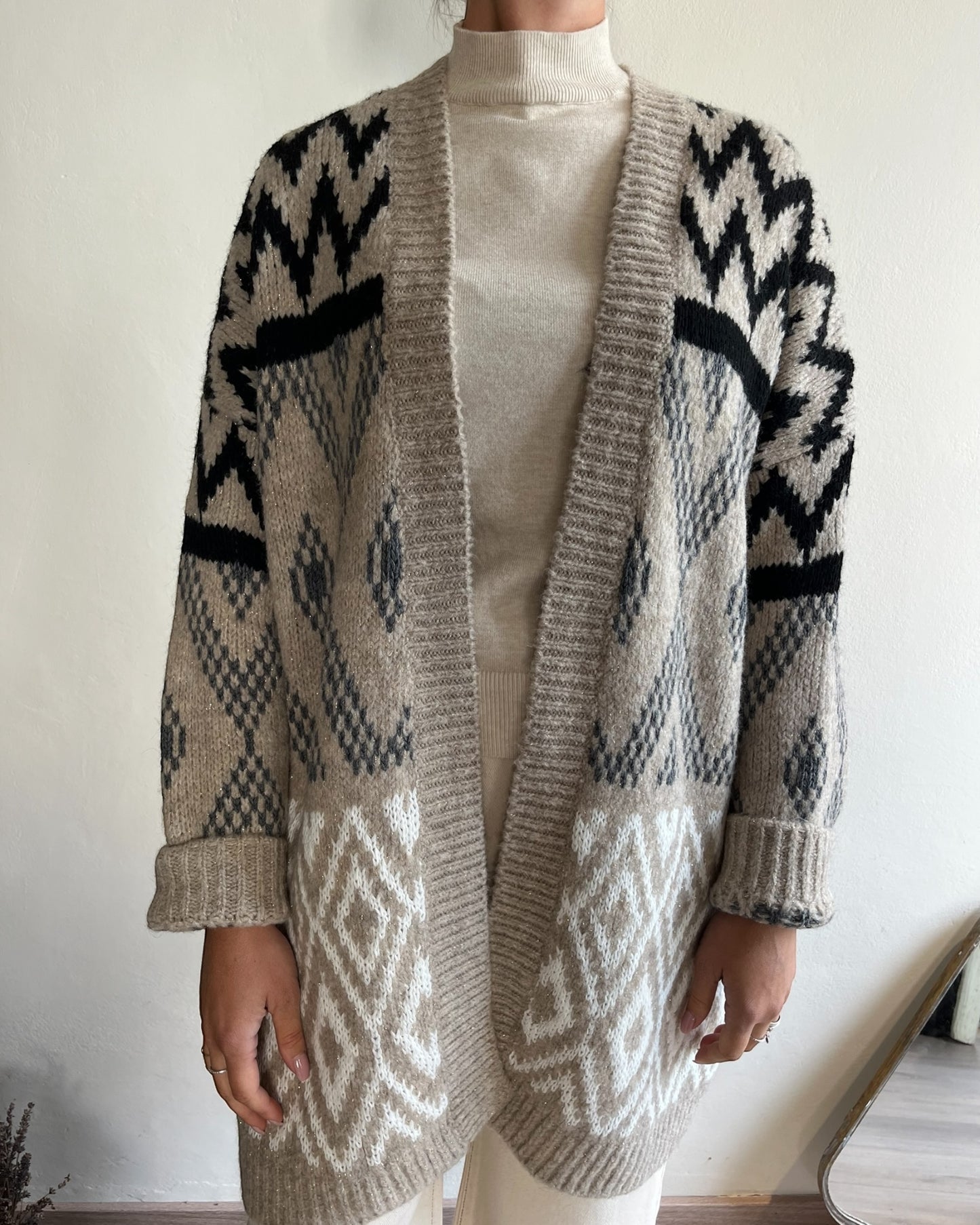 Cardigan multicolor art. 26316 TENSIONE IN