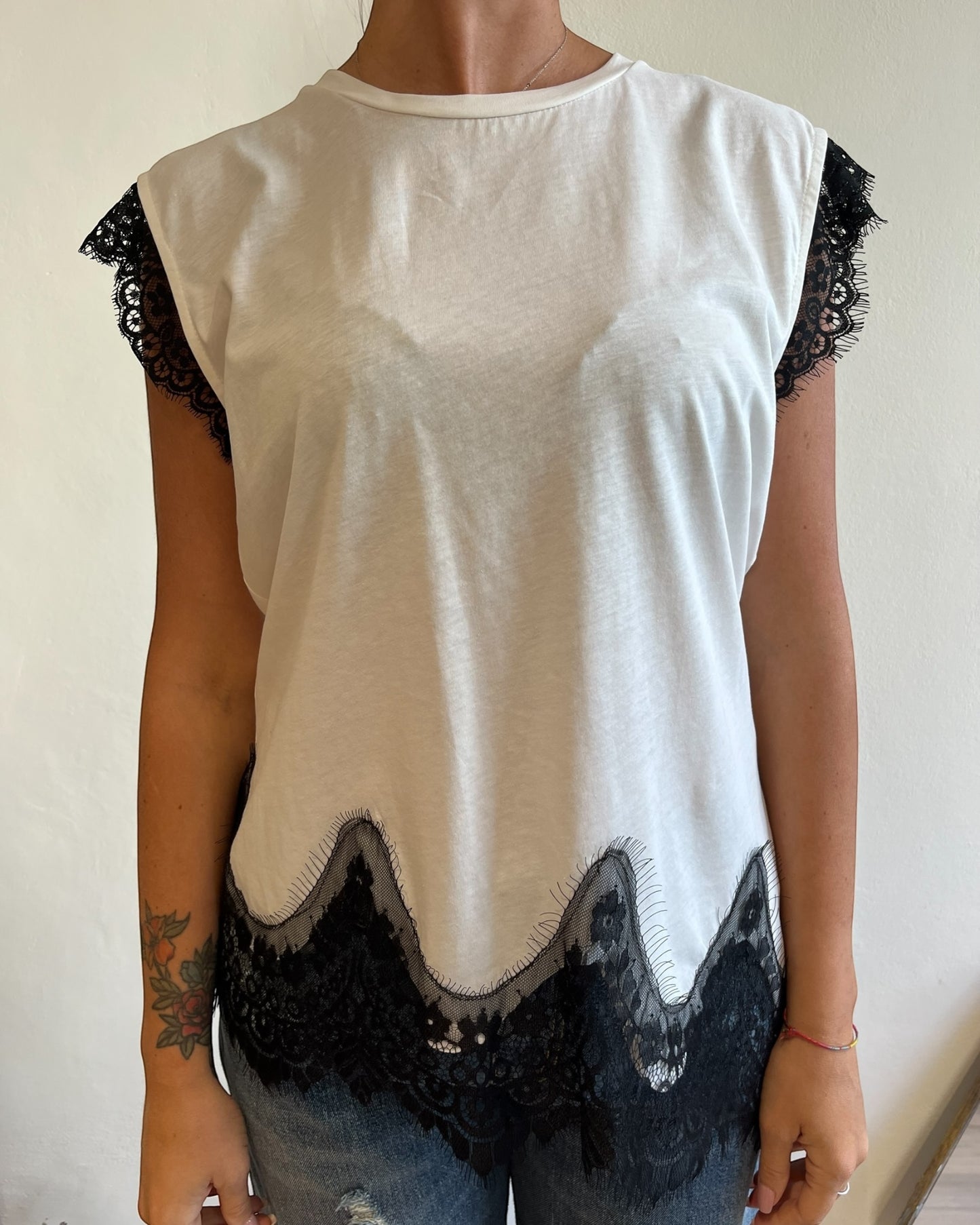 Maglia pizzo art. W25M538 TENSIONE IN