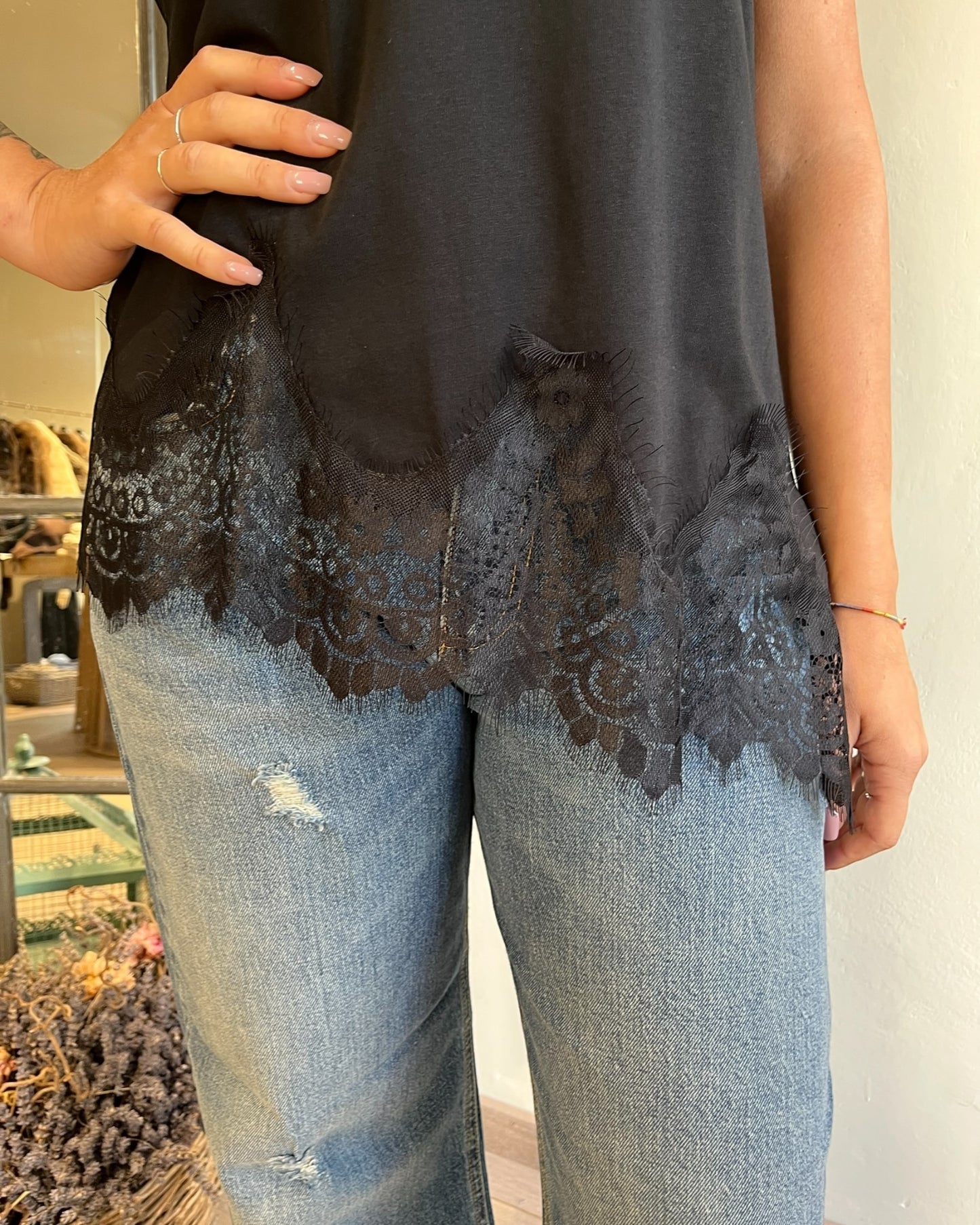 Maglia pizzo art. W25M538 TENSIONE IN