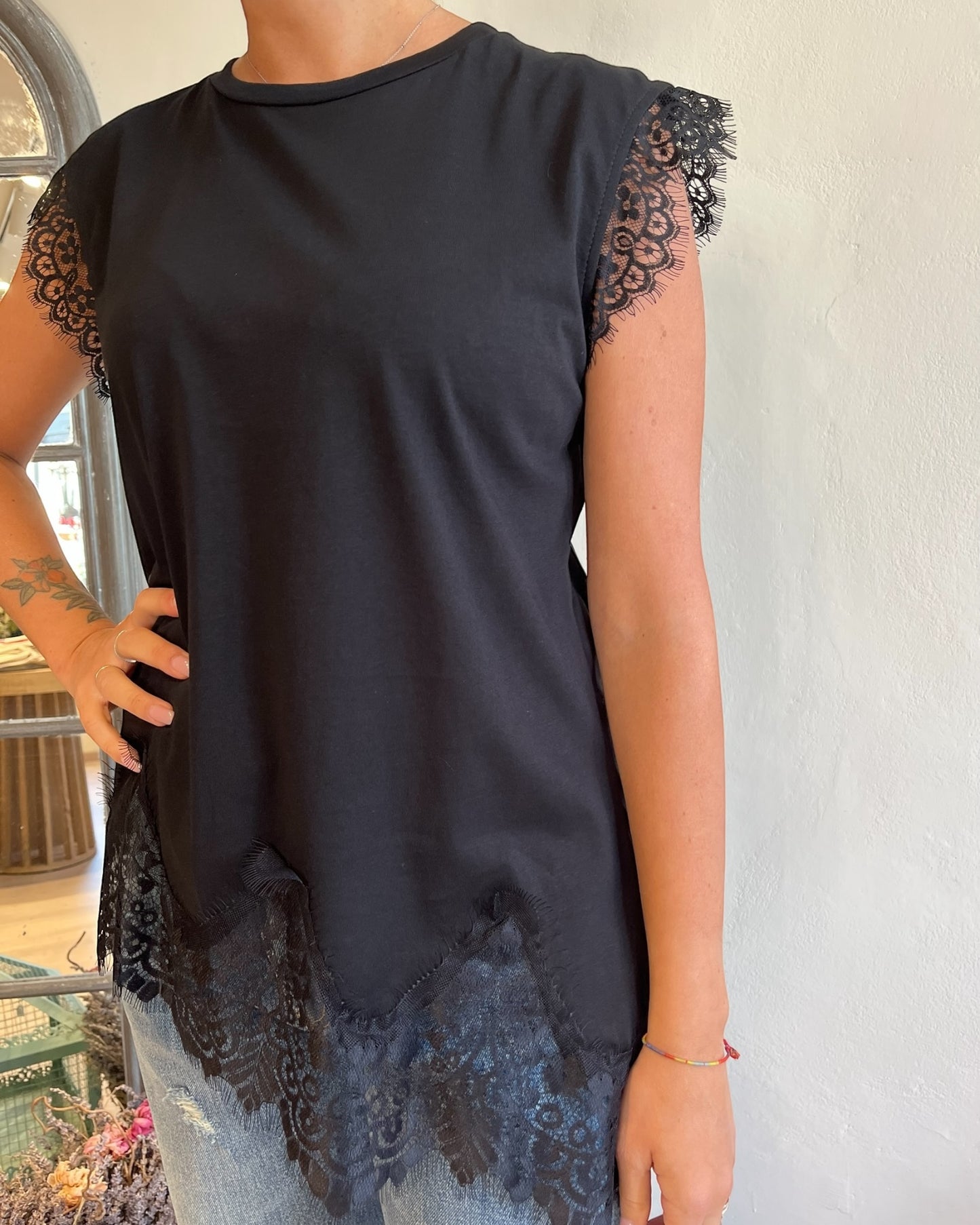 Maglia pizzo art. W25M538 TENSIONE IN