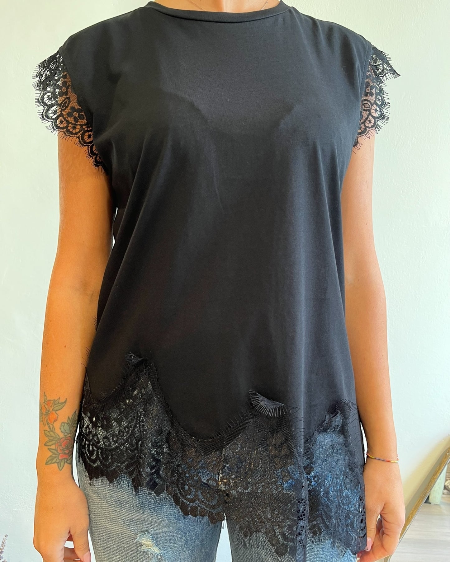 Maglia pizzo art. W25M538 TENSIONE IN