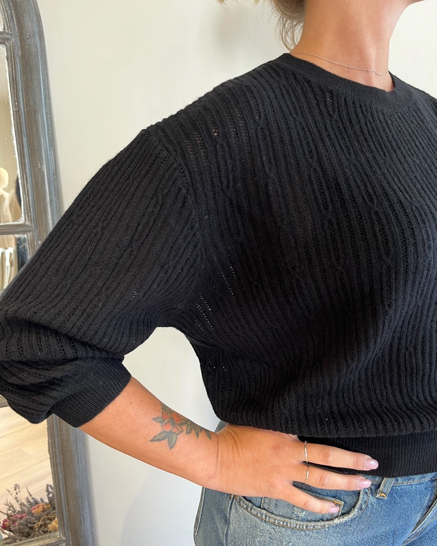 Maglia crop manica 3/4 art. WL1011 MOTEL